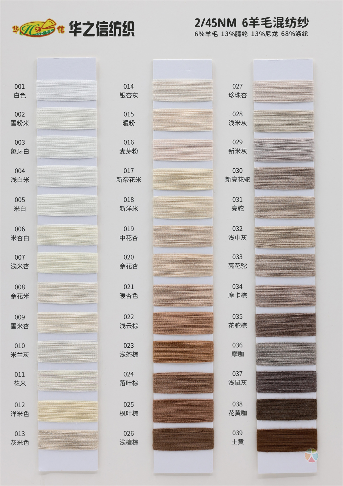 2/45NM 6羊毛混纺纱