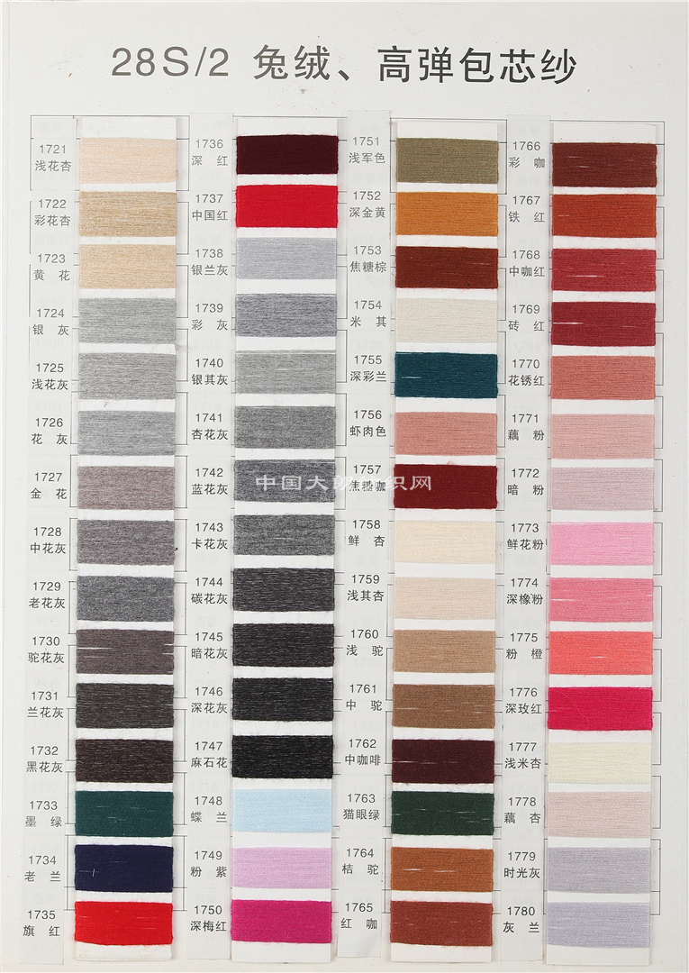 （兔绒.高弹）包芯纱