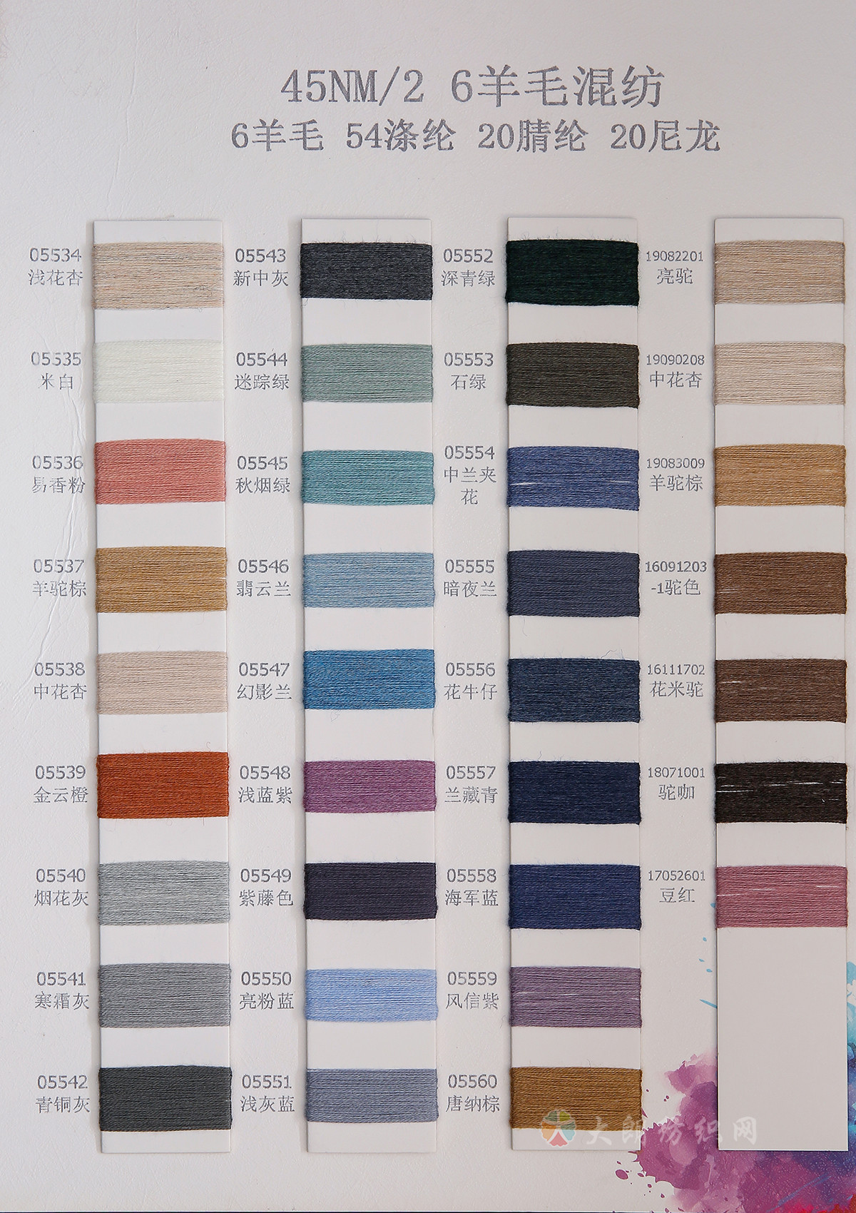 45NM/2 6%羊毛混纺