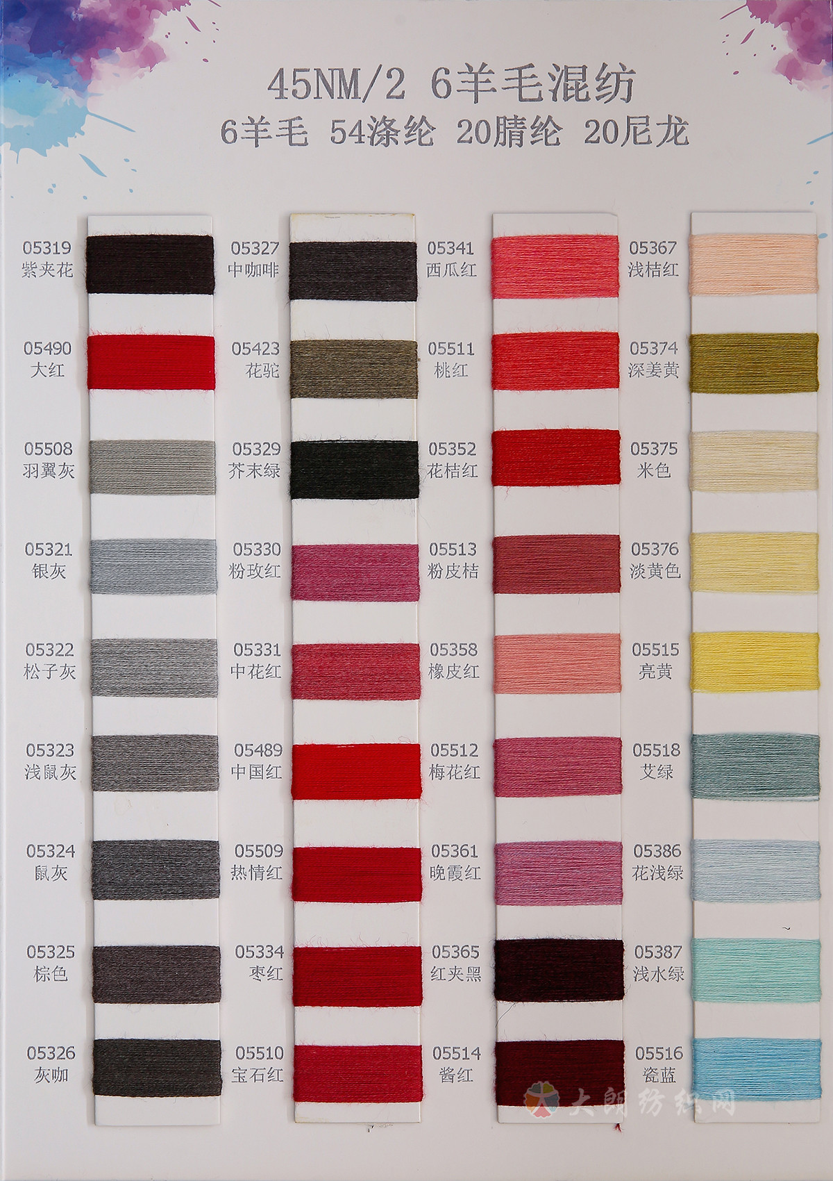 45NM/2 6%羊毛混纺