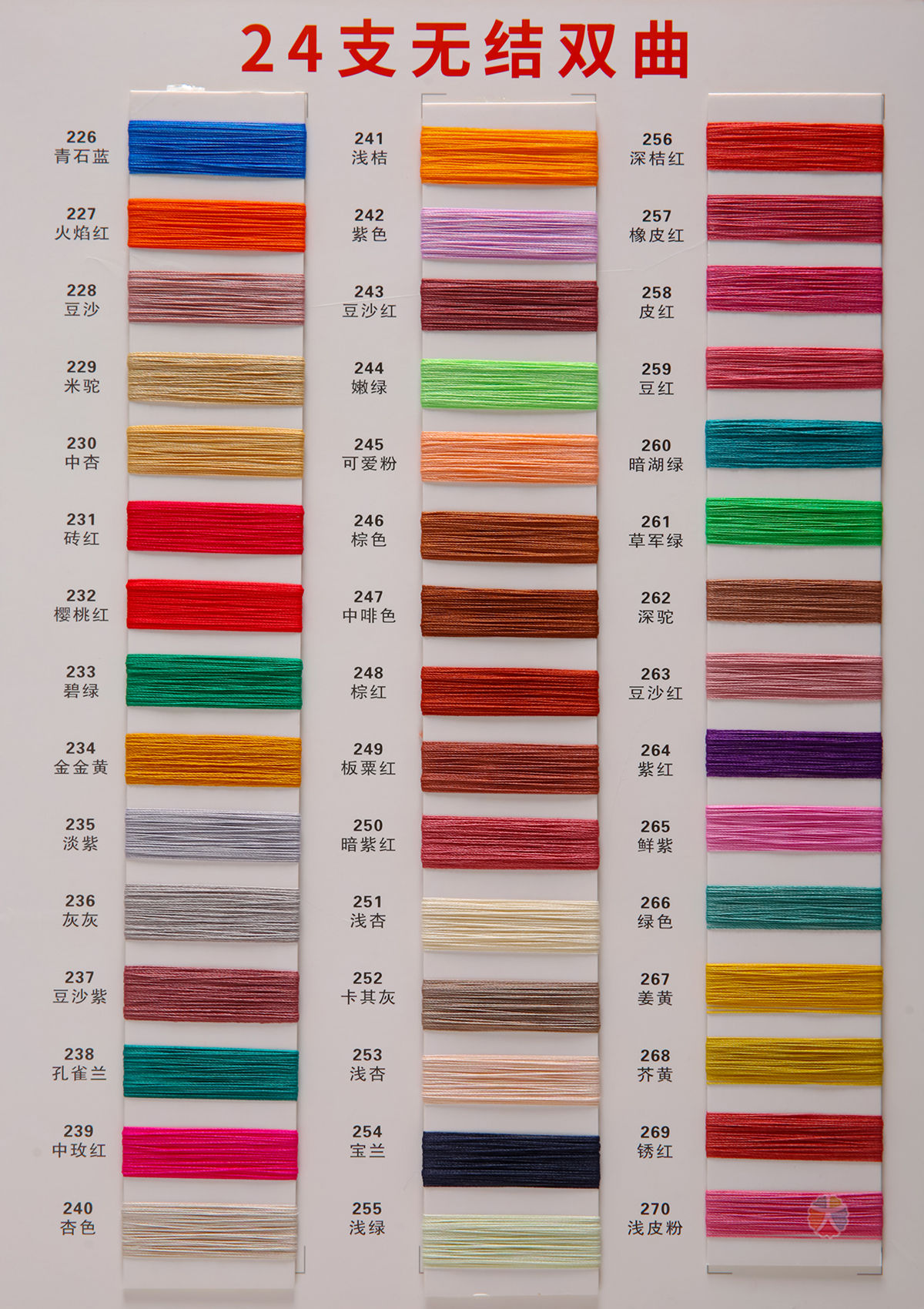 24支全无结双曲