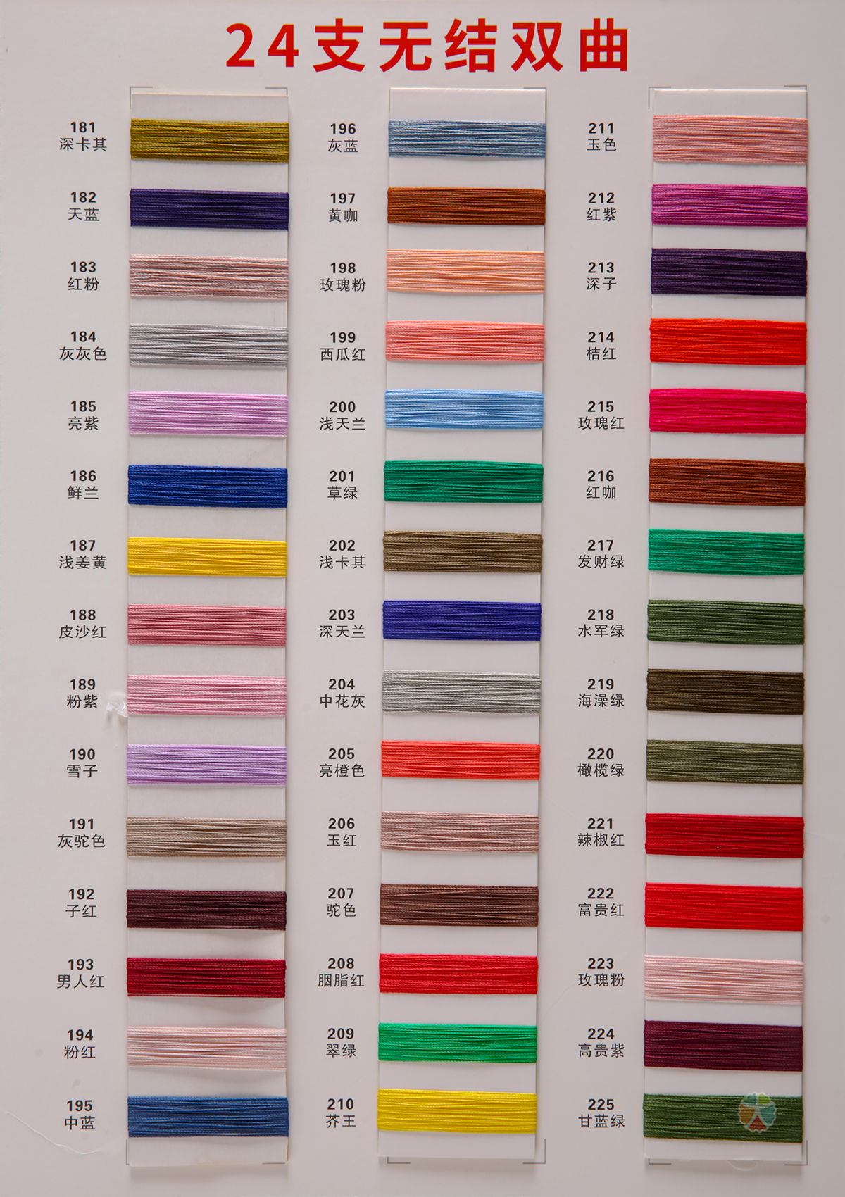 24支全无结双曲