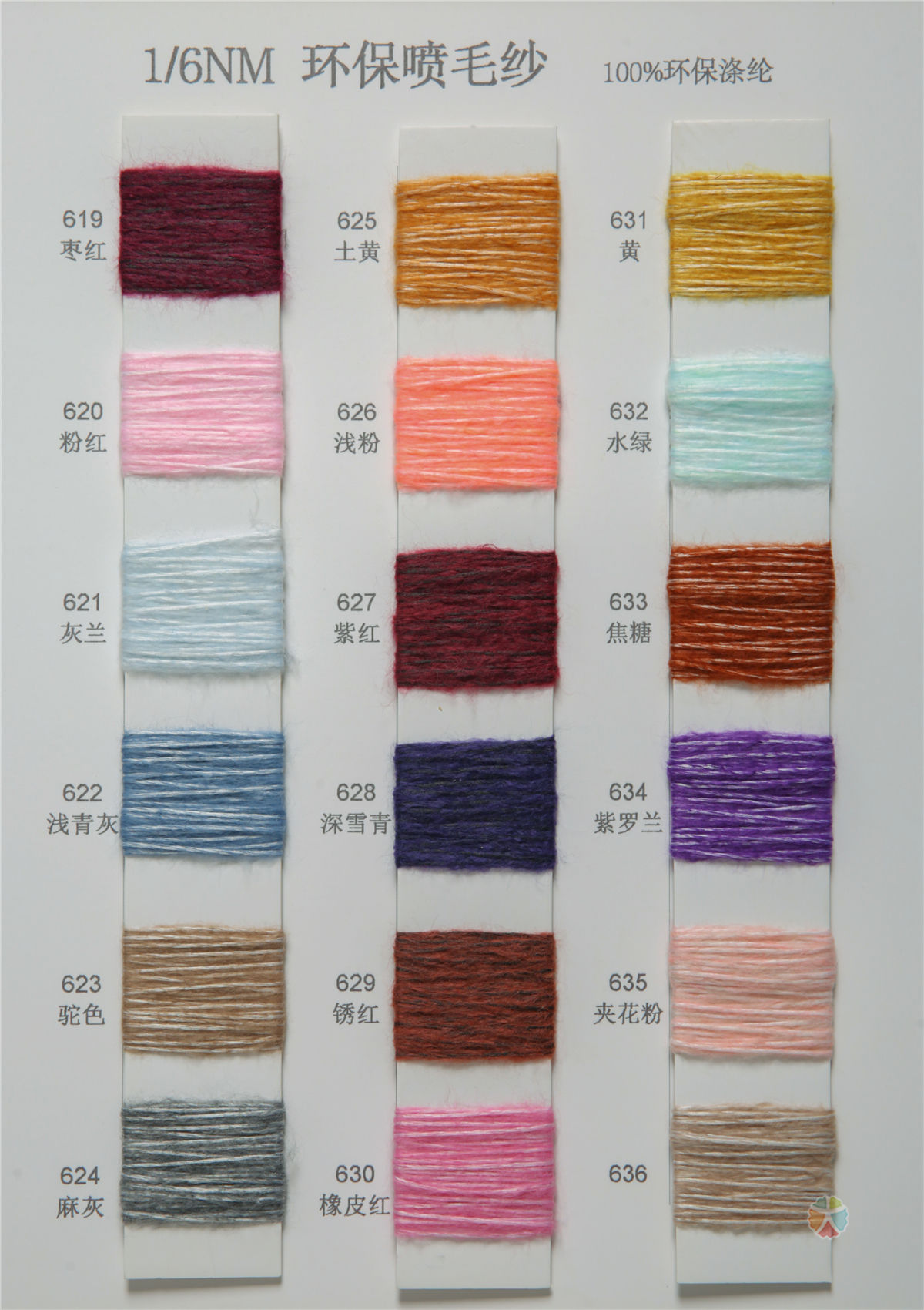 1/6NM环保喷毛纱