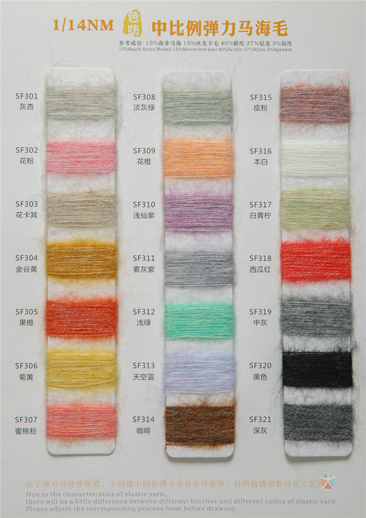 1/14NM 中比例弹力马海毛