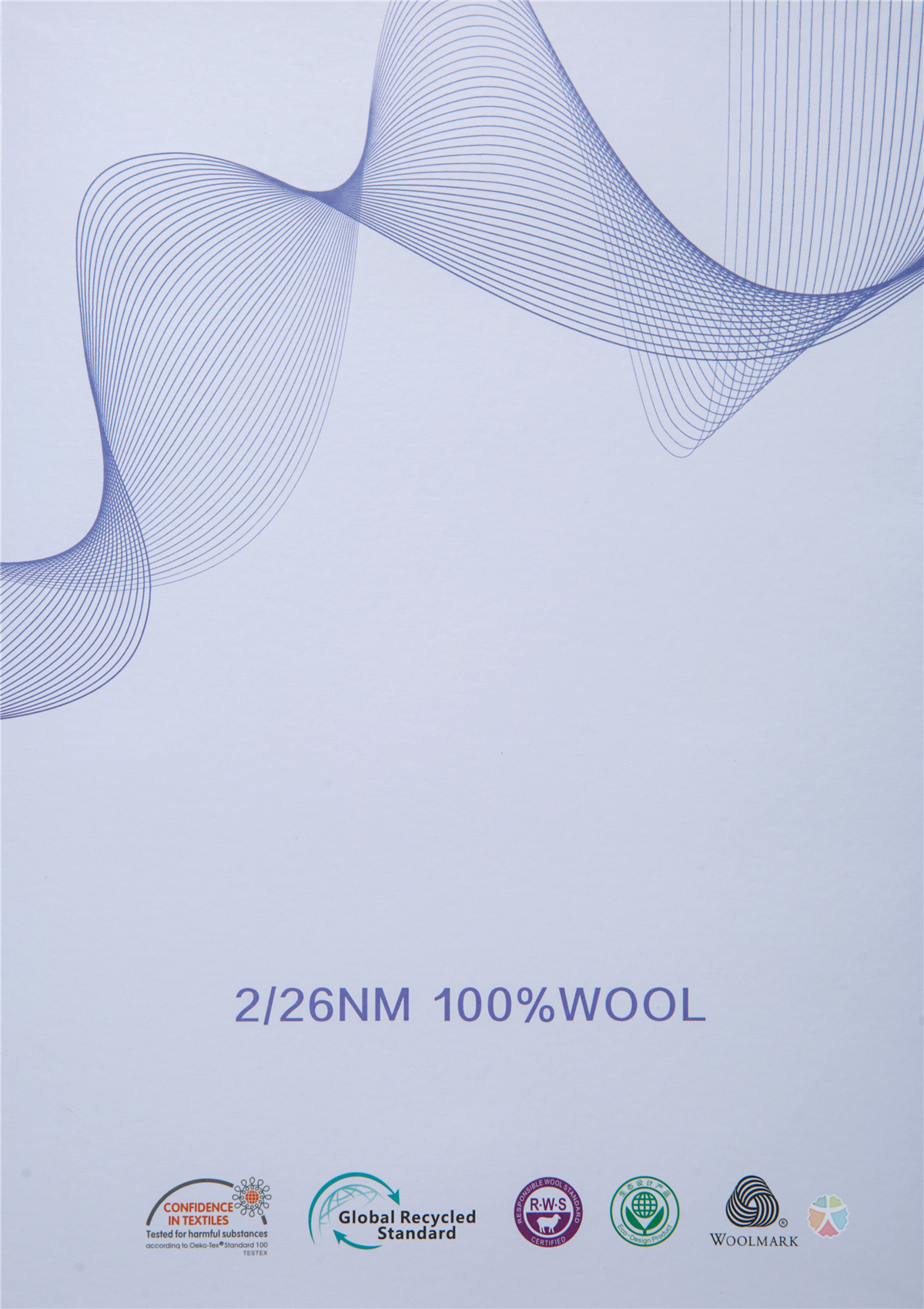26/2NM 100%WOOL 全羊毛金银丝