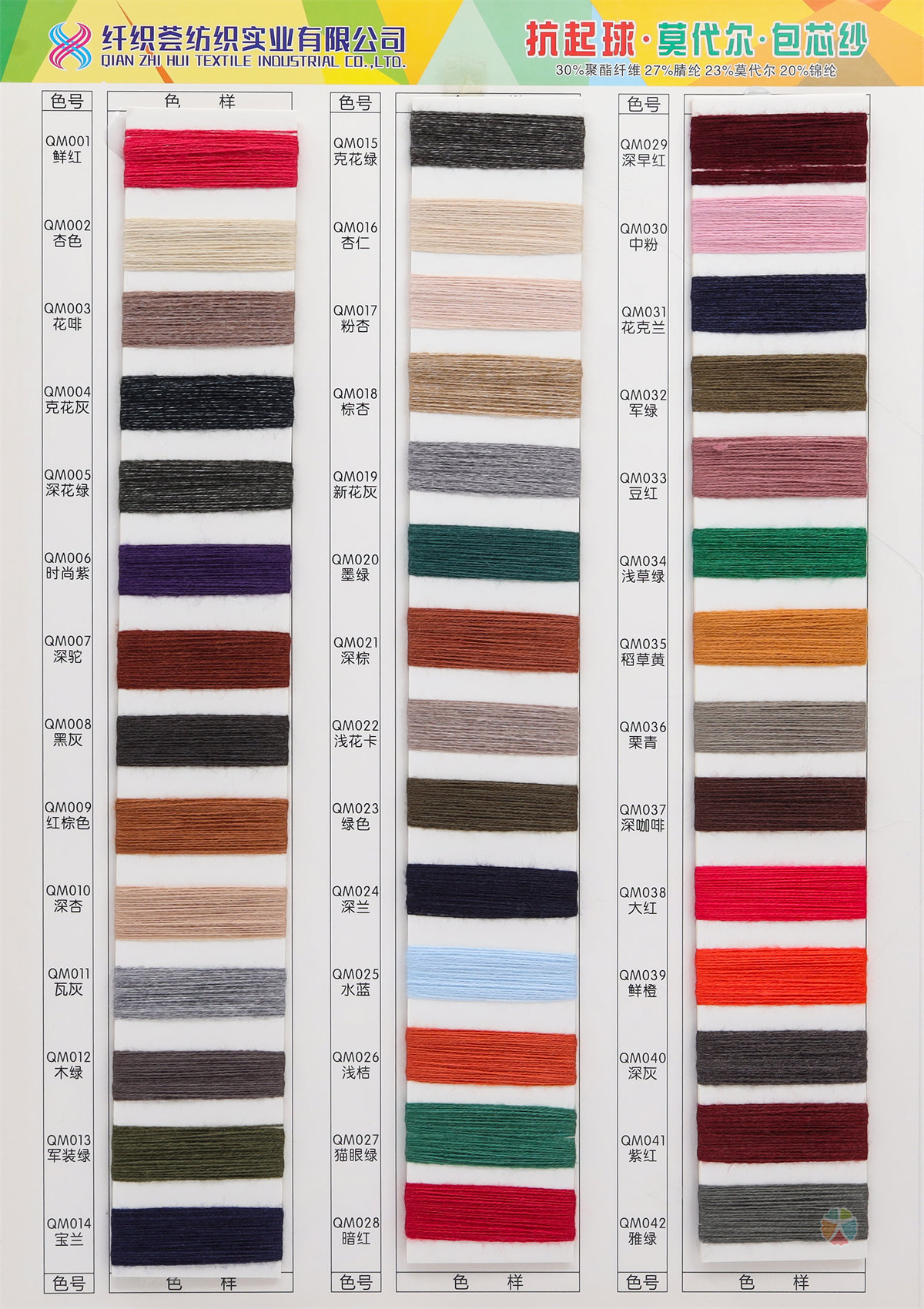 抗起球莫代尔包芯纱