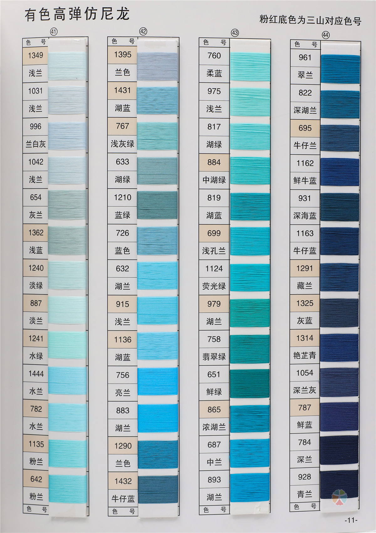 75D/2有色仿尼龙