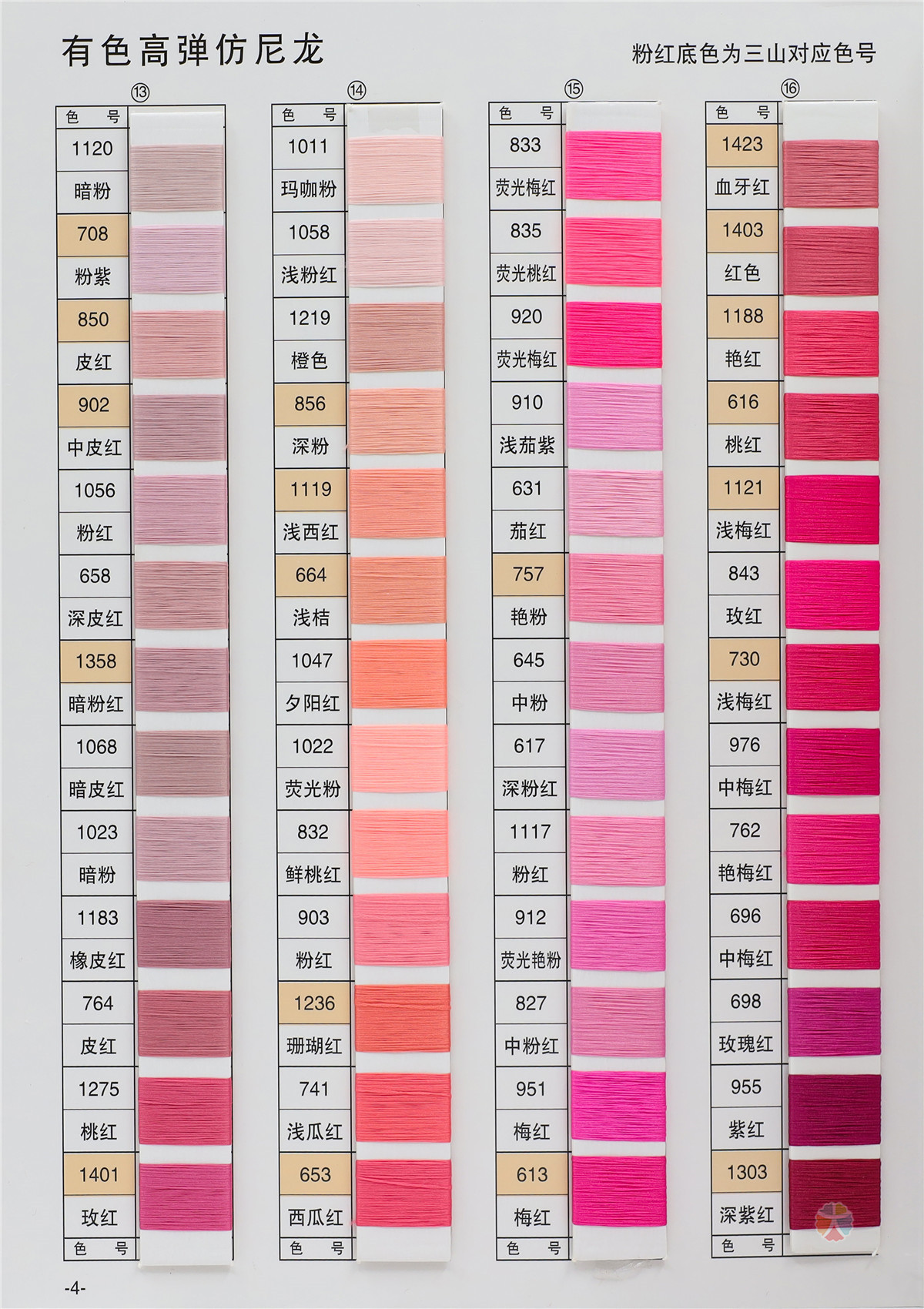 75D/2有色仿尼龙