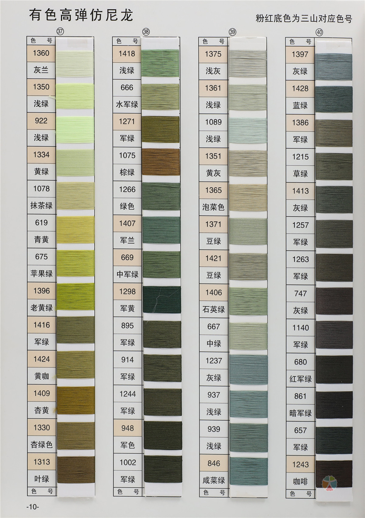 75D/2有色仿尼龙