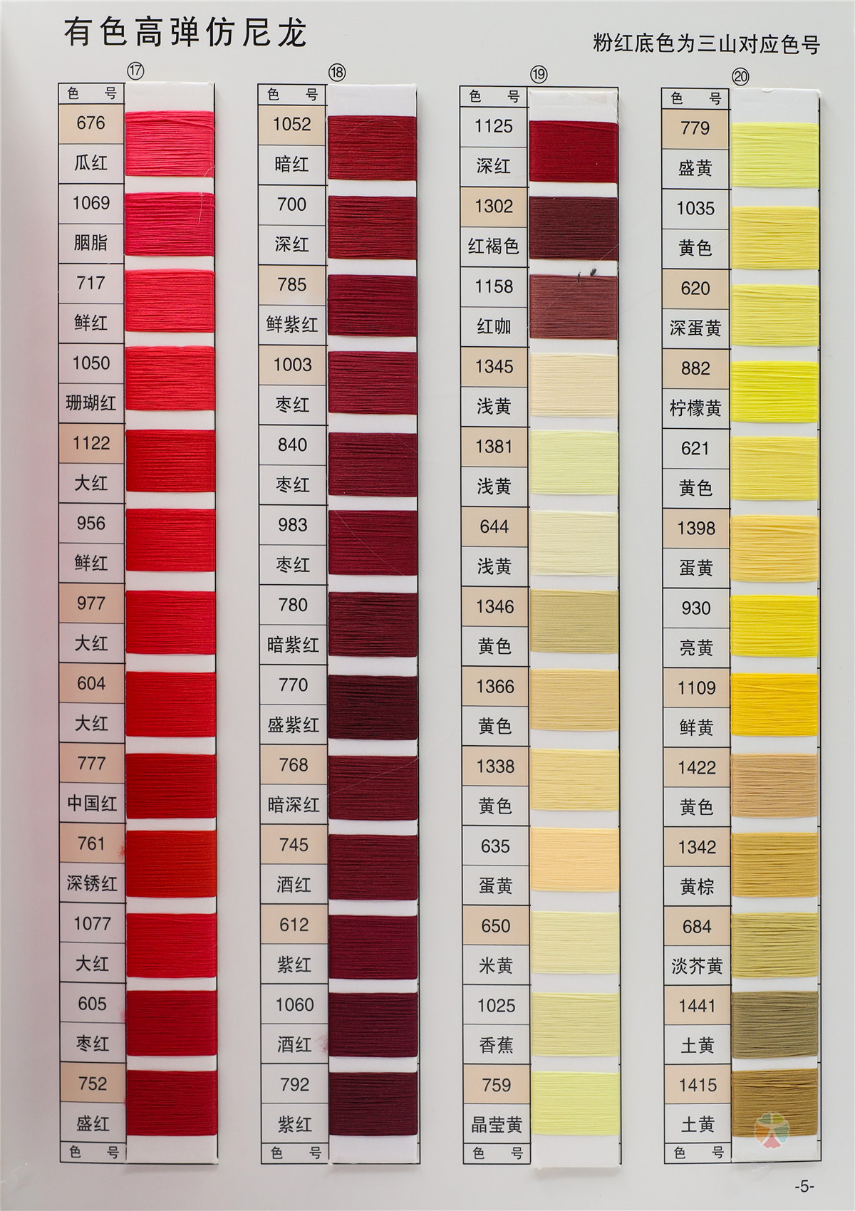 75D/2有色仿尼龙