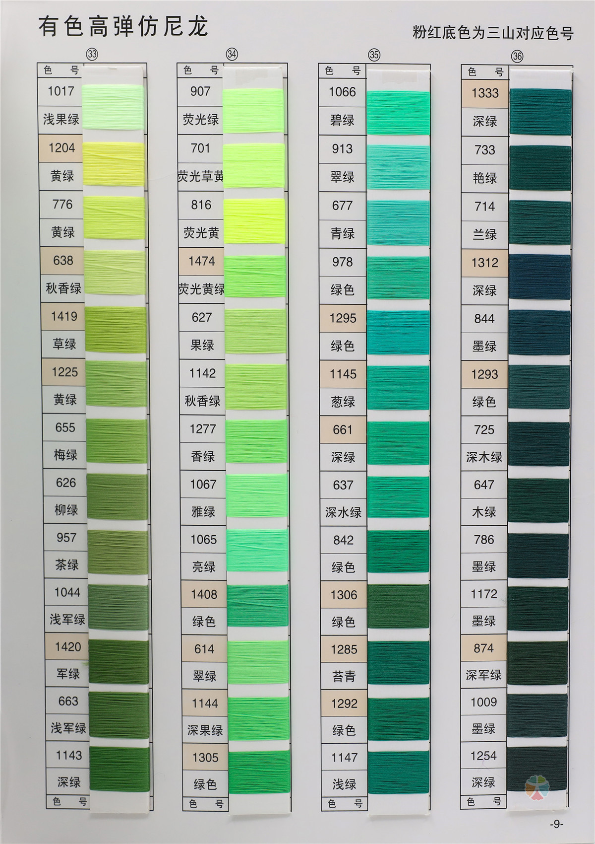 75D/2有色仿尼龙