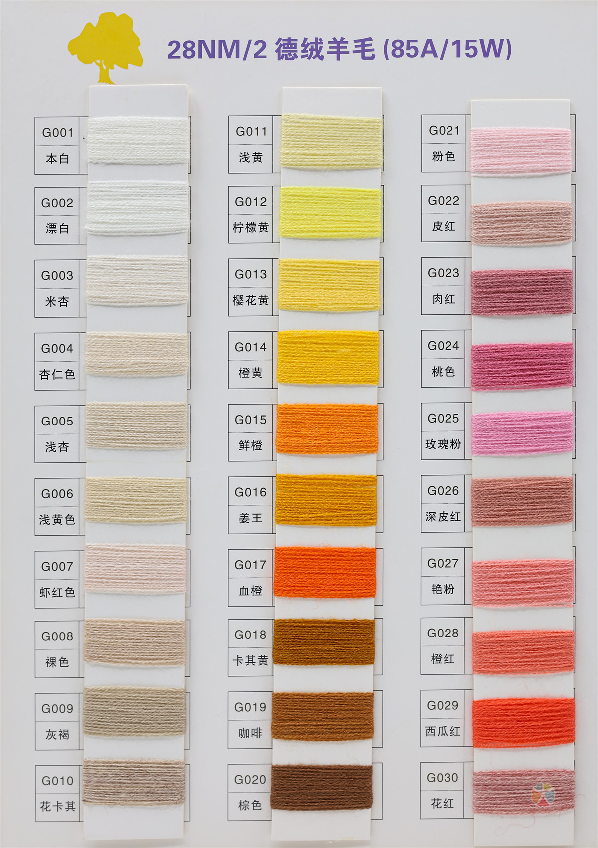 28NM/2 德绒羊毛