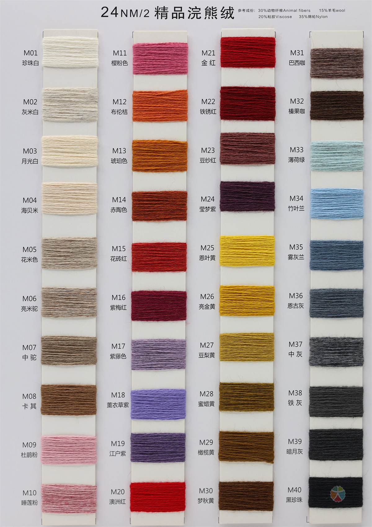 24NM/2 精品浣熊绒