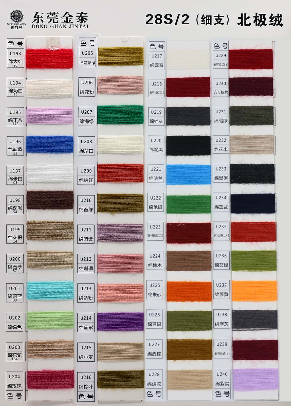 28S/2 （细支）北极绒