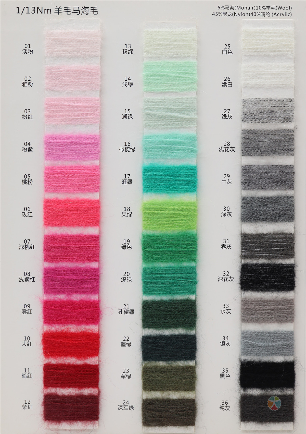 1/13NM 羊毛马海毛