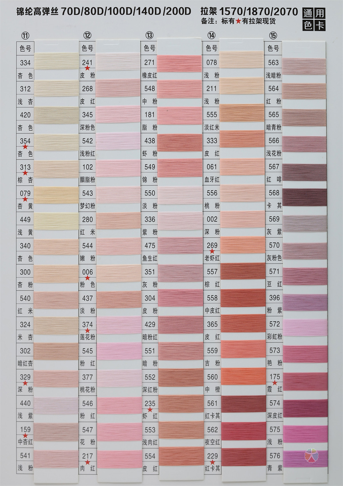 有色锦纶高弹丝/拉架