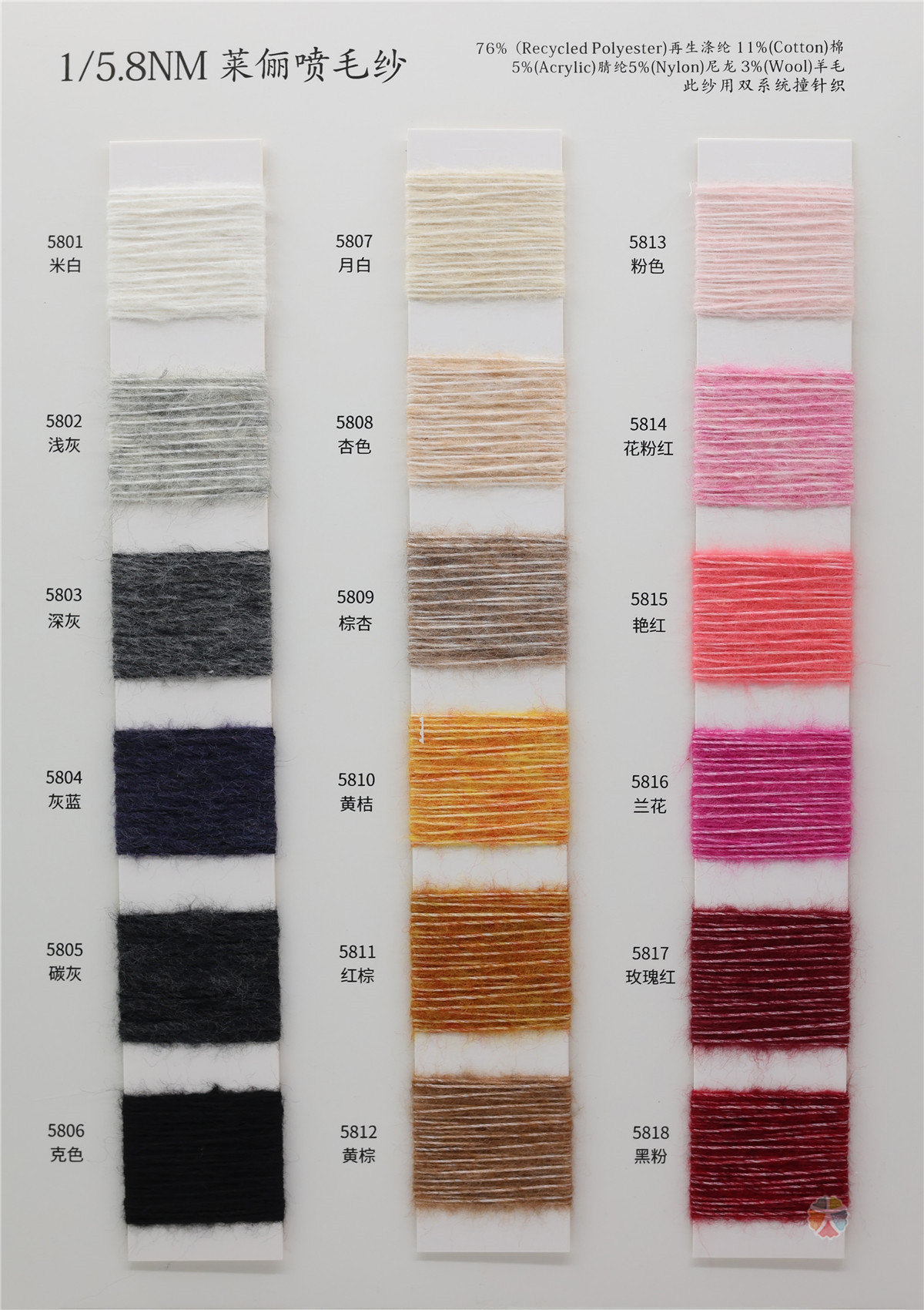 1/5.8NM 莱俪喷毛纱