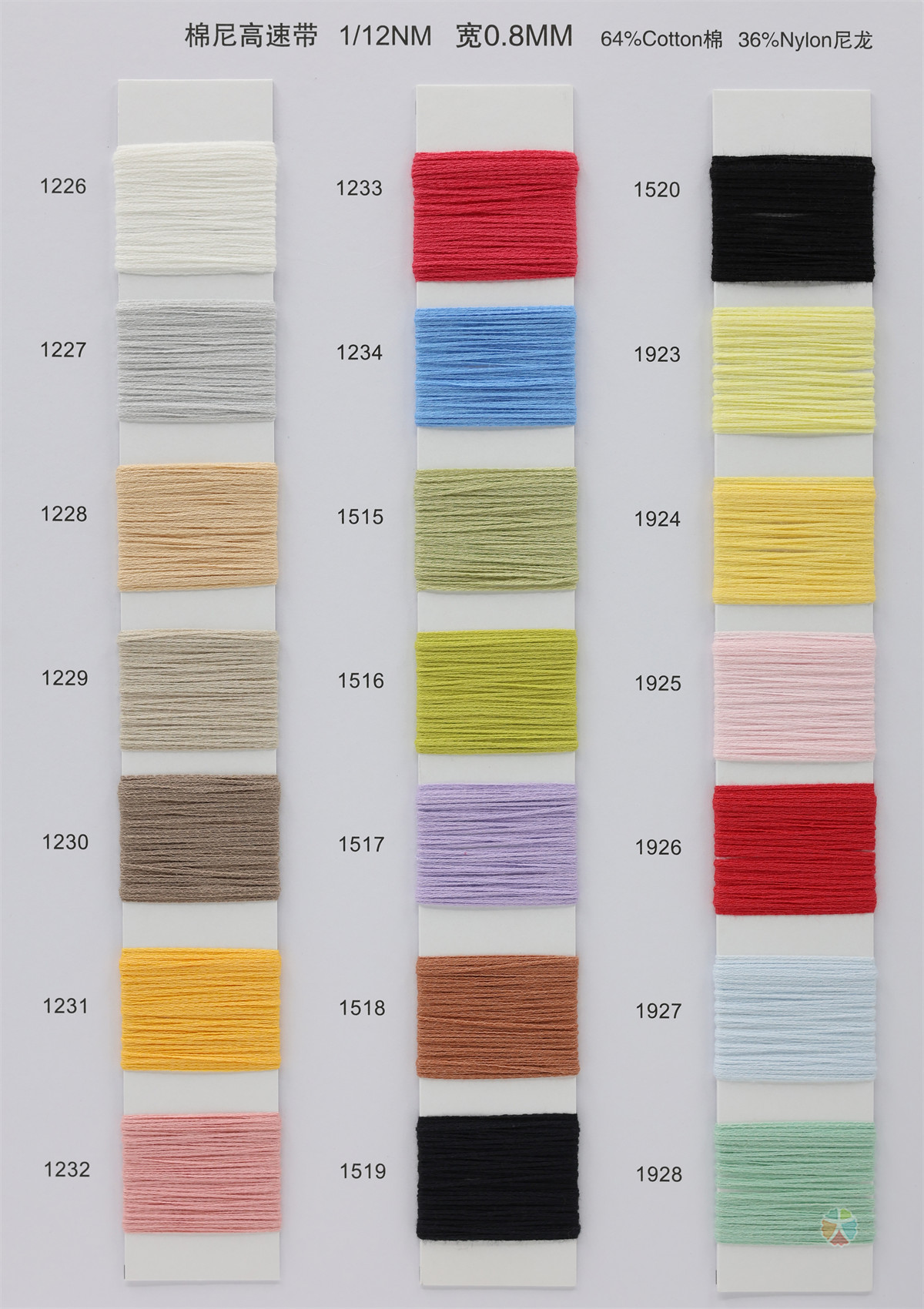 1/12NM 棉尼高速带 宽0.8MM