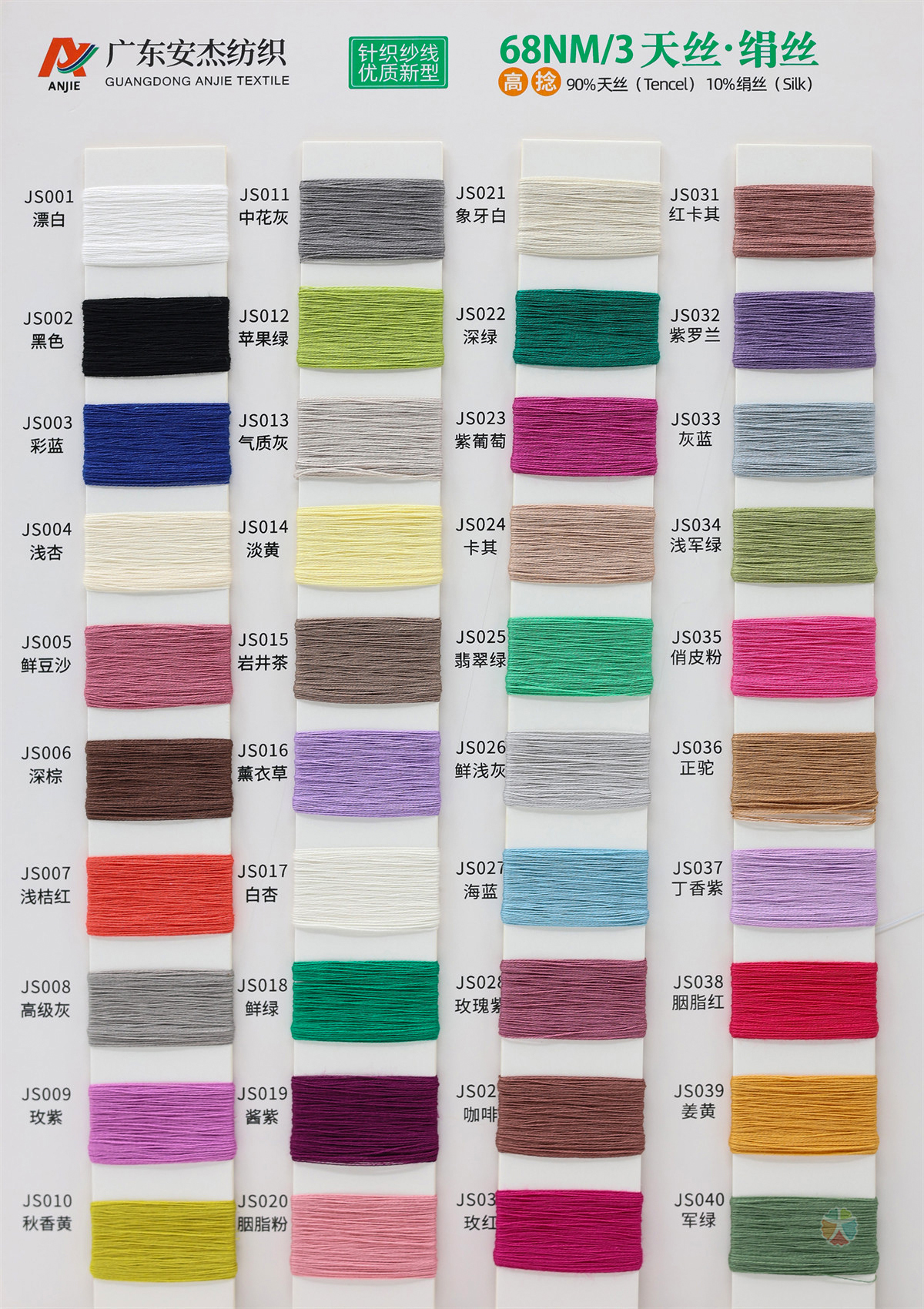 68NM/3 高捻天丝·绢丝