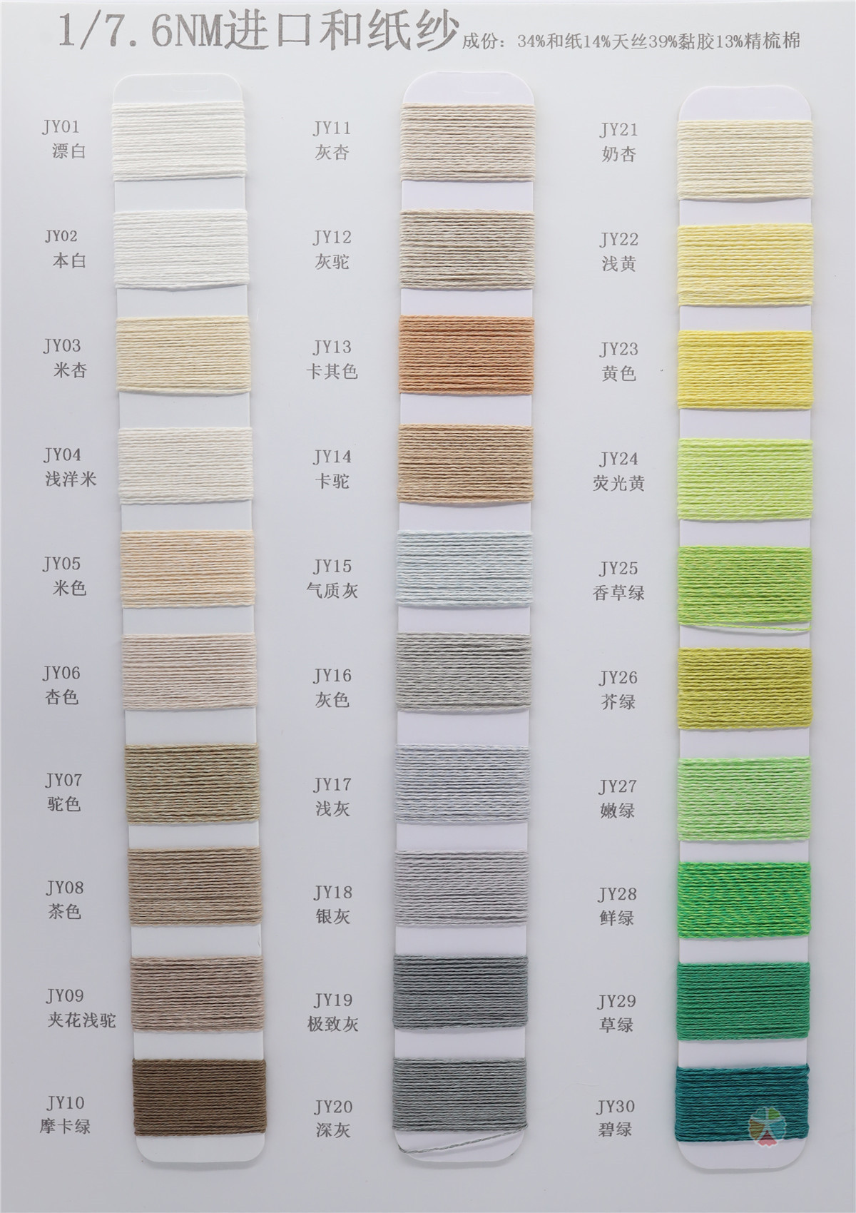 1/7.6NM 进口和纸纱