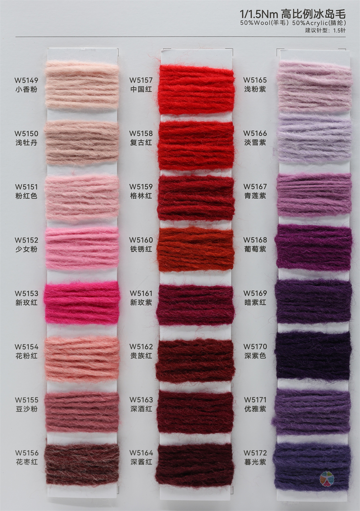 1/1.5Nm 高比例冰岛毛