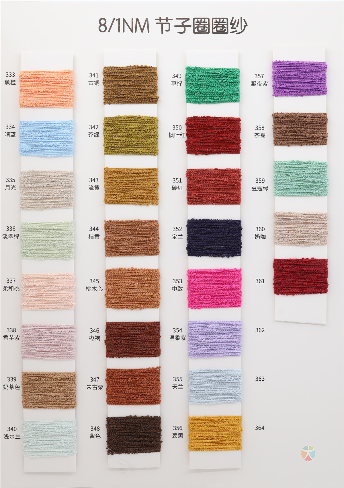 8/1NM 节子圈圈纱