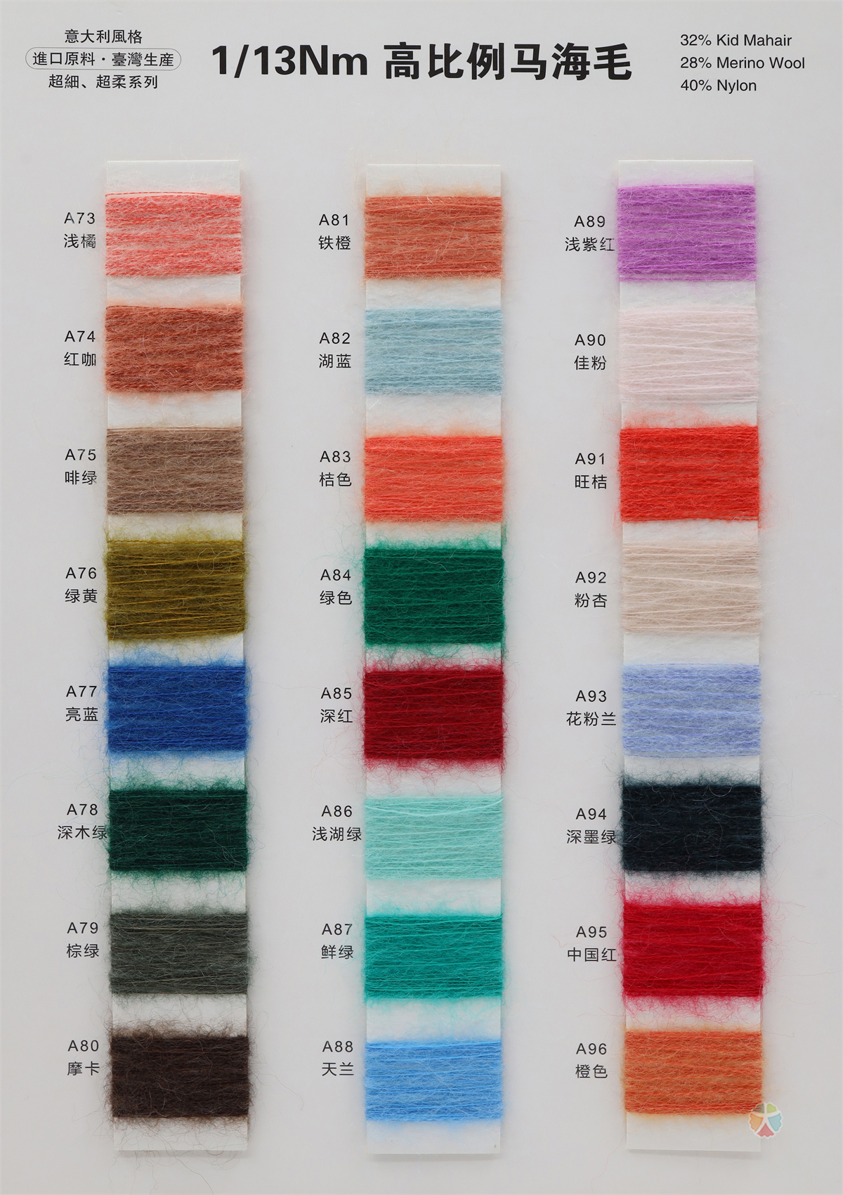 1/13NM 高比例羊毛马海毛