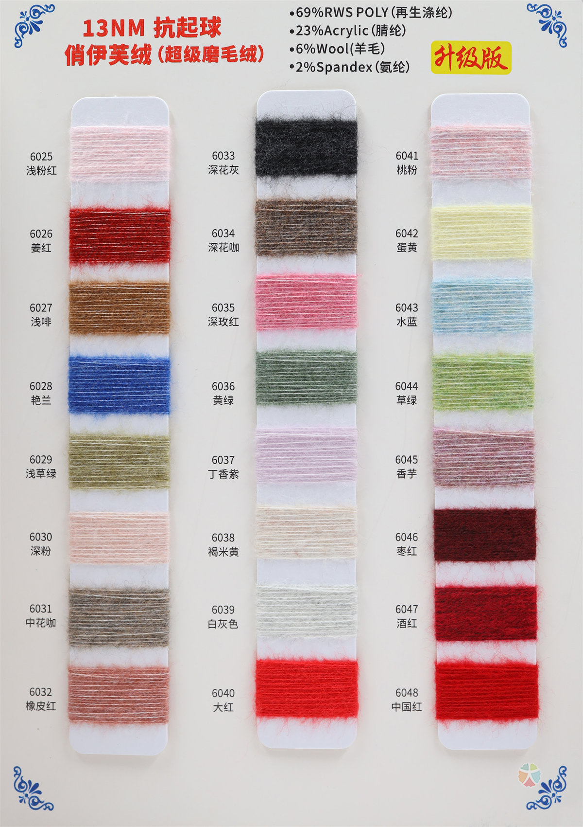 13NM 俏伊芙绒（超级磨毛纱）