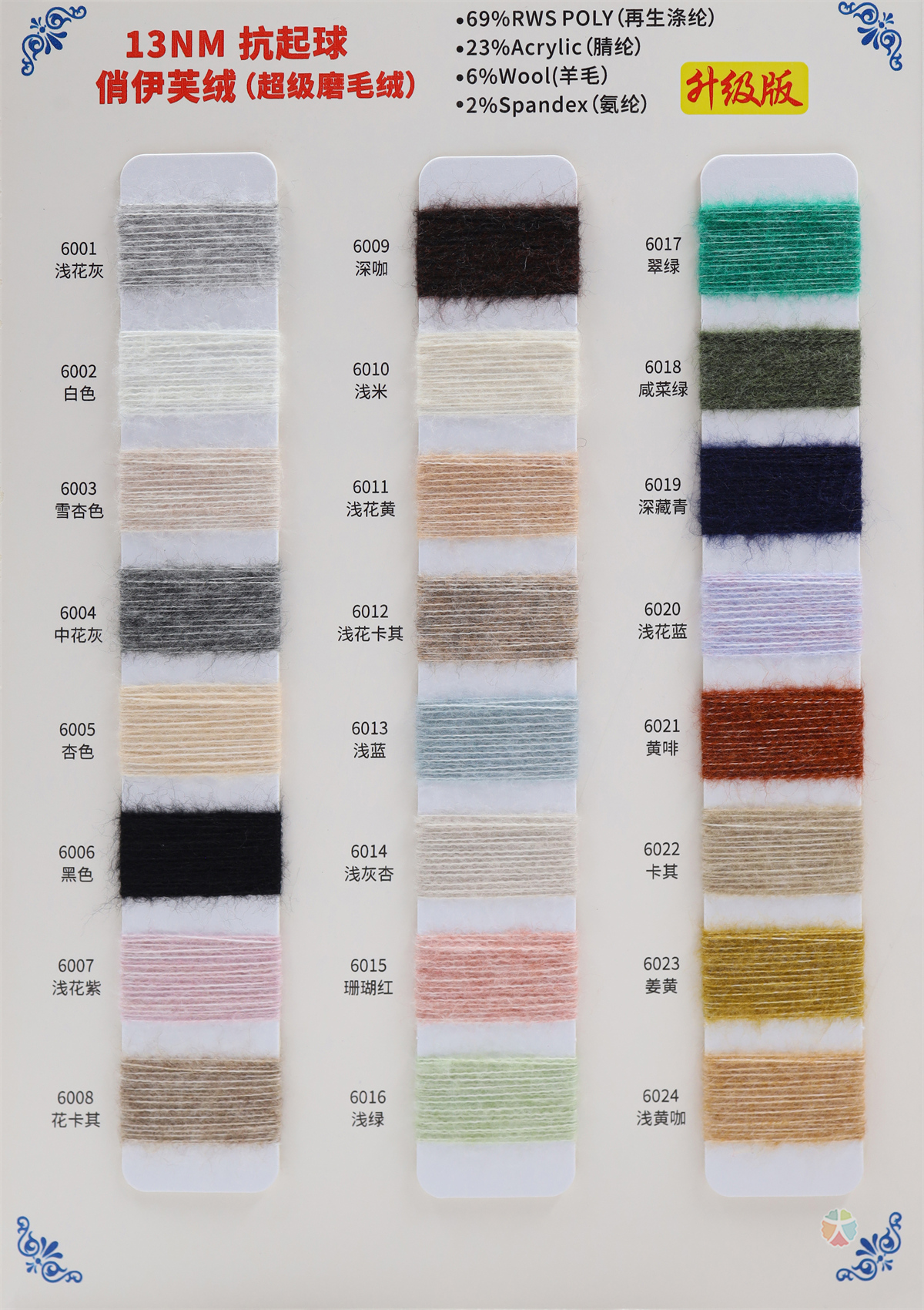 13NM 俏伊芙绒（超级磨毛纱）