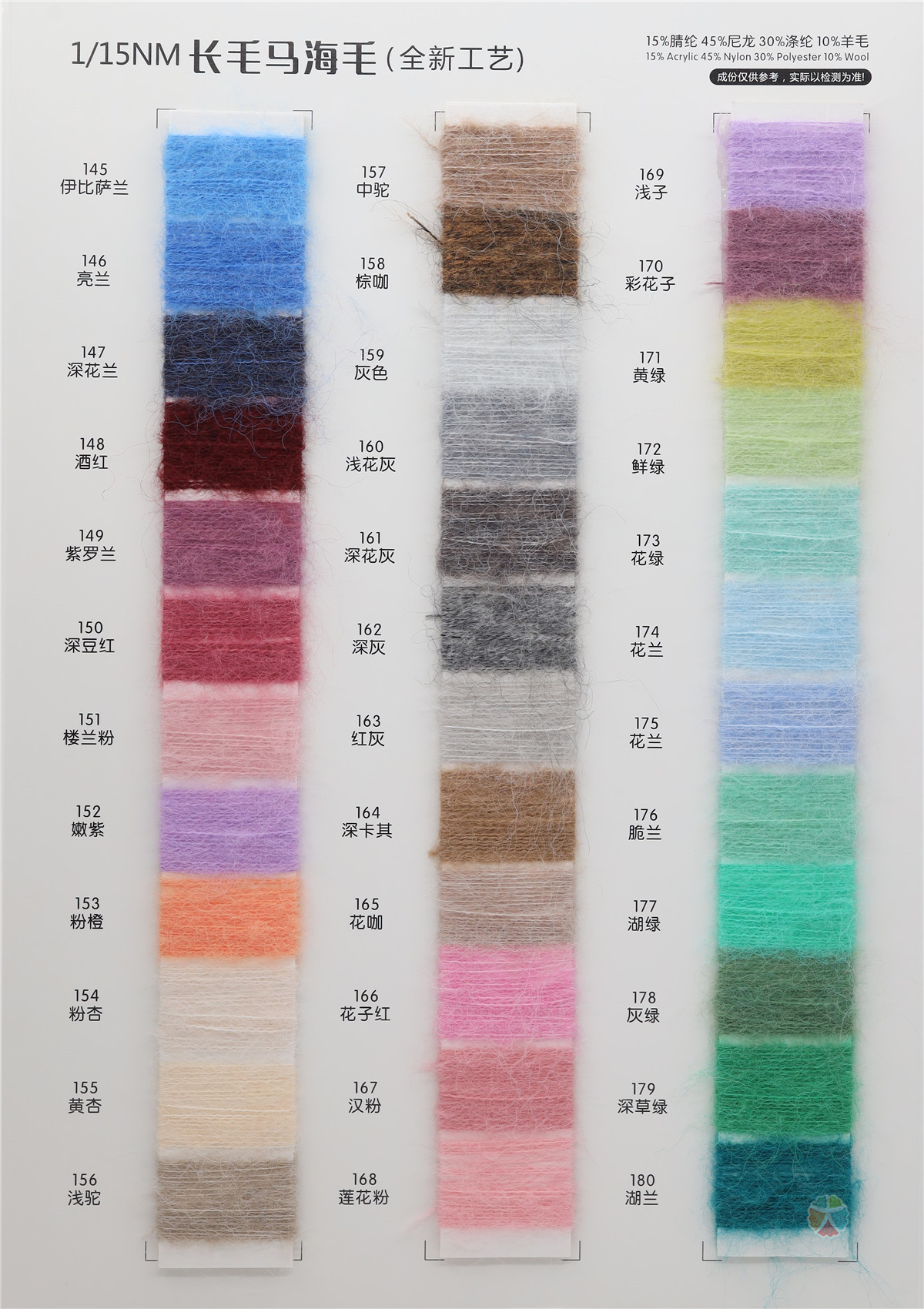 1/15NM 长毛马海毛