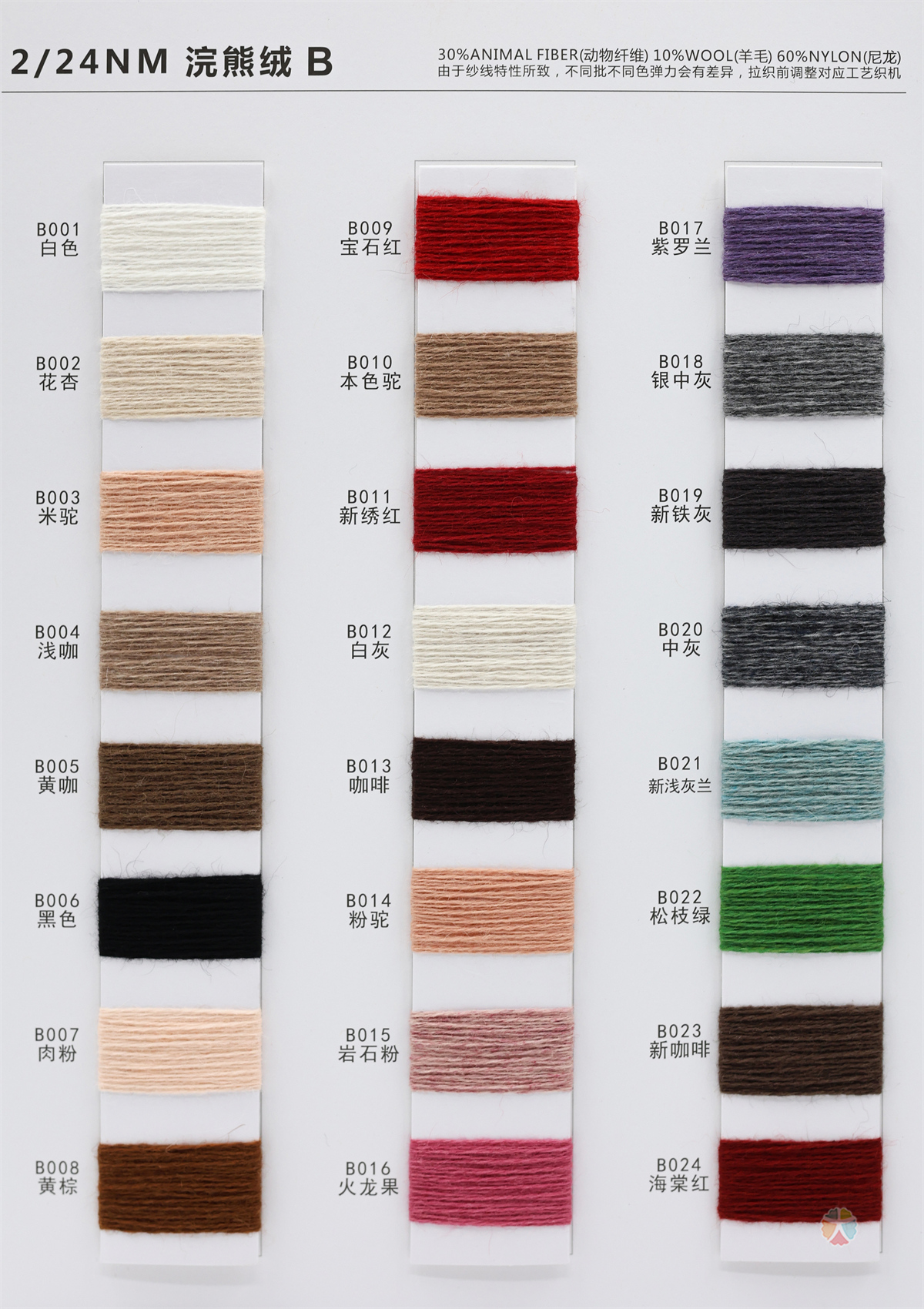 1/13NM 2/24NM 浣熊绒B