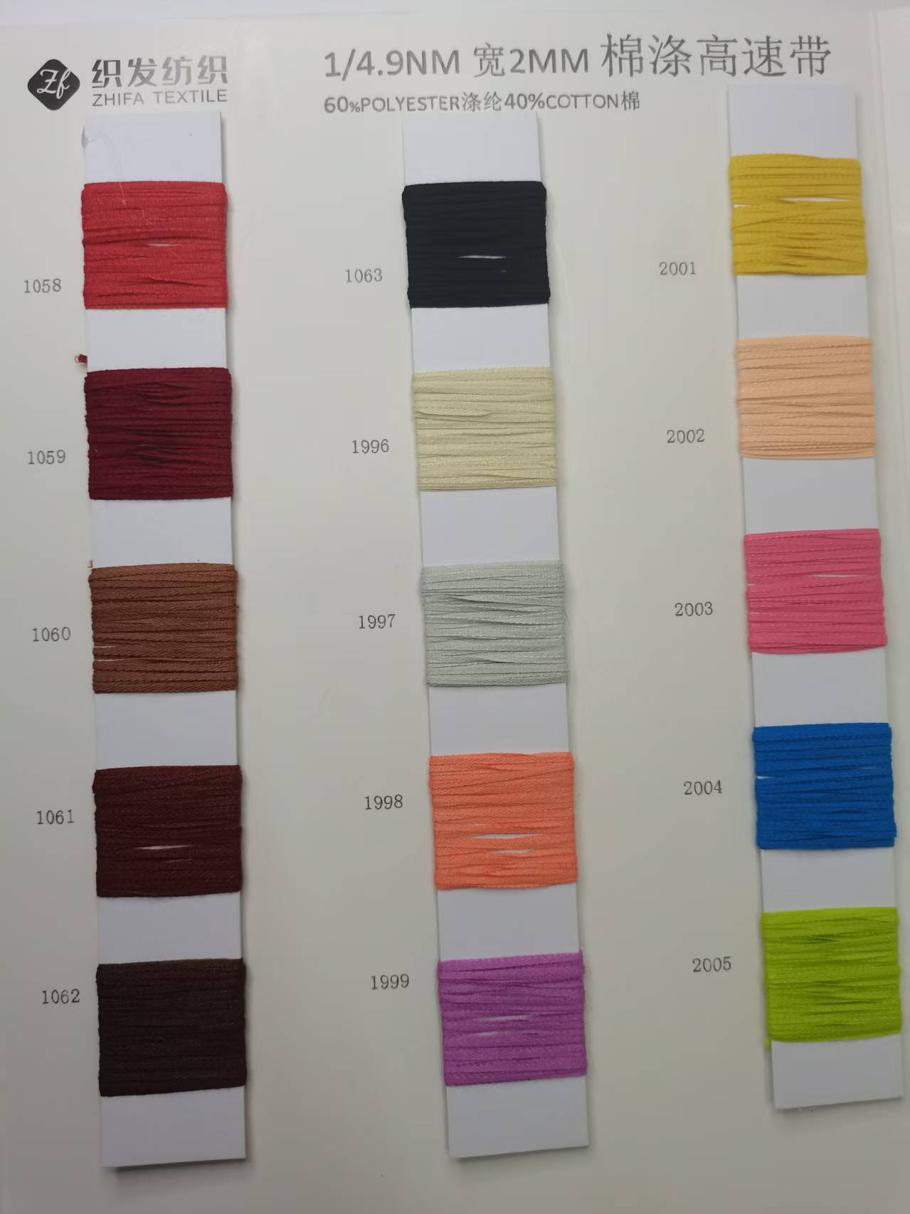 1/4.9NM 棉涤高速度