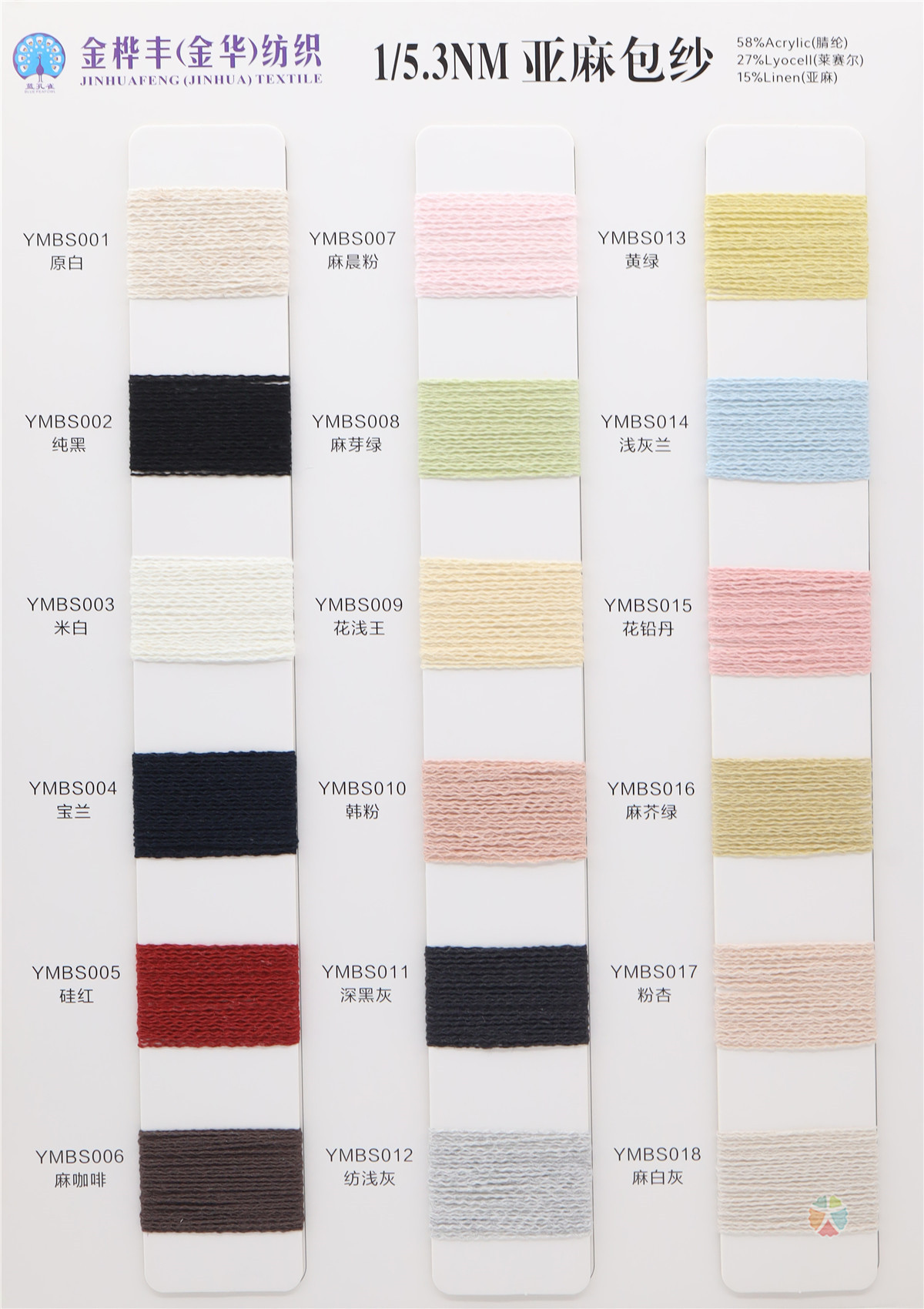 1/5.3NM 亚麻包纱