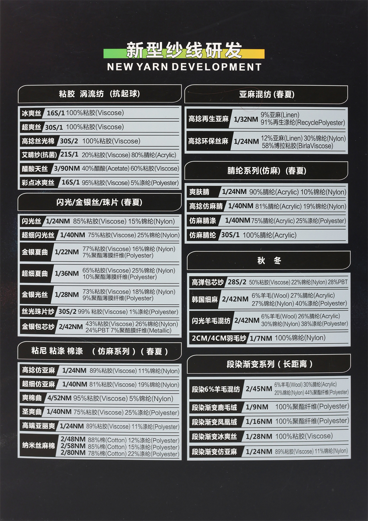 2/48NM 纳米丝麻棉