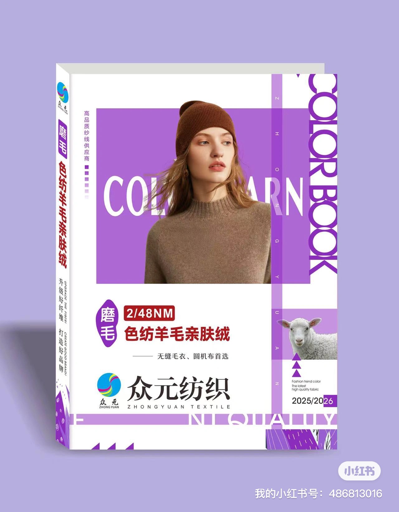 2/48NM 磨毛 羊毛亲肤绒