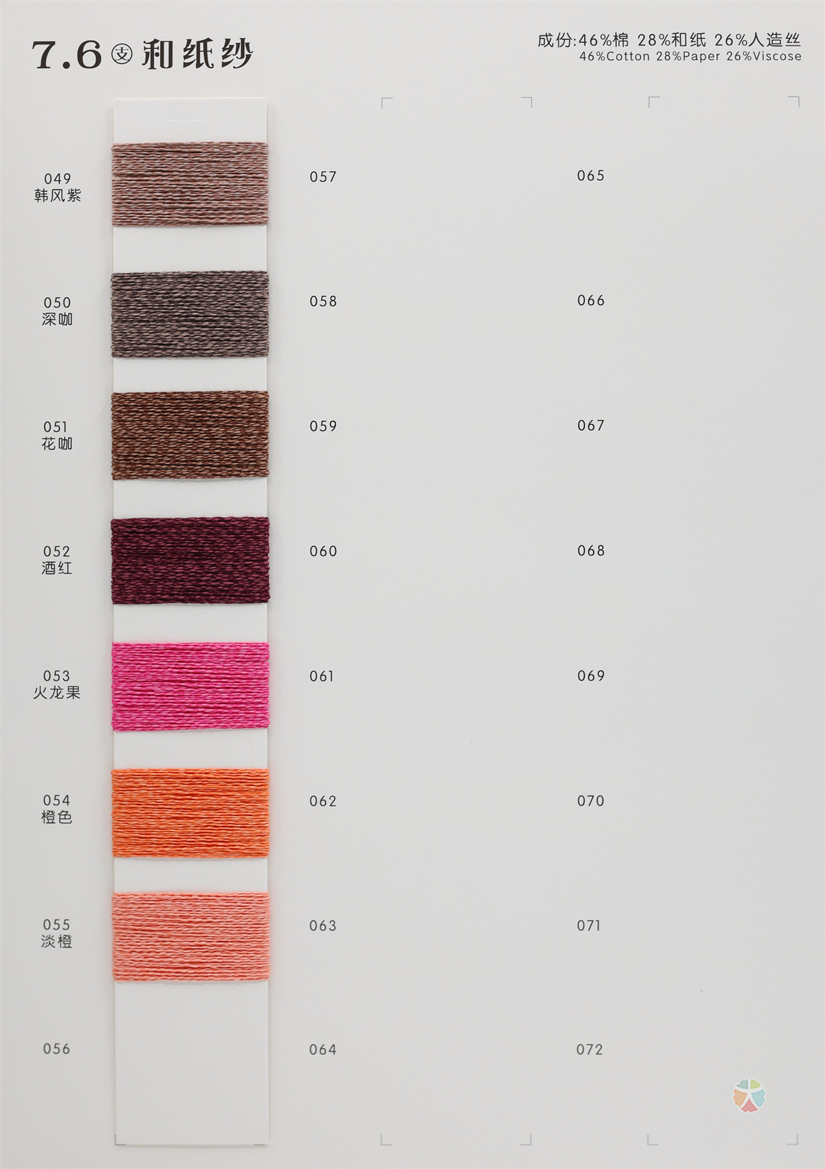 7.6支和纸纱
