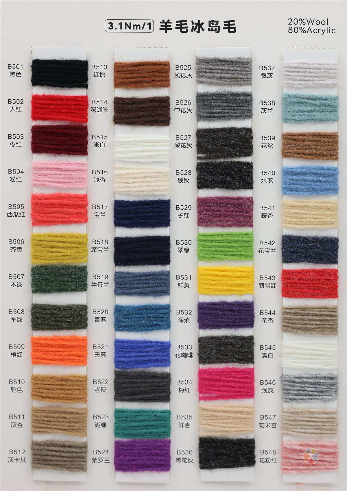 3NM 全晴冰岛毛 段染冰岛毛 羊毛冰岛毛