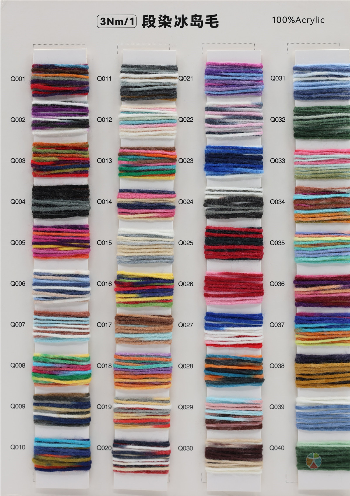 3NM 全晴冰岛毛 段染冰岛毛 羊毛冰岛毛