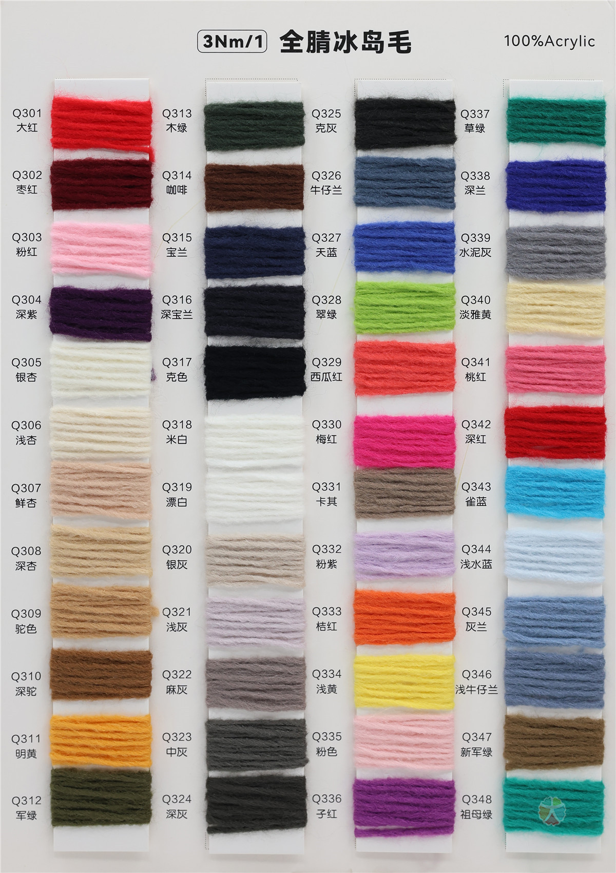 3NM 全晴冰岛毛 段染冰岛毛 羊毛冰岛毛