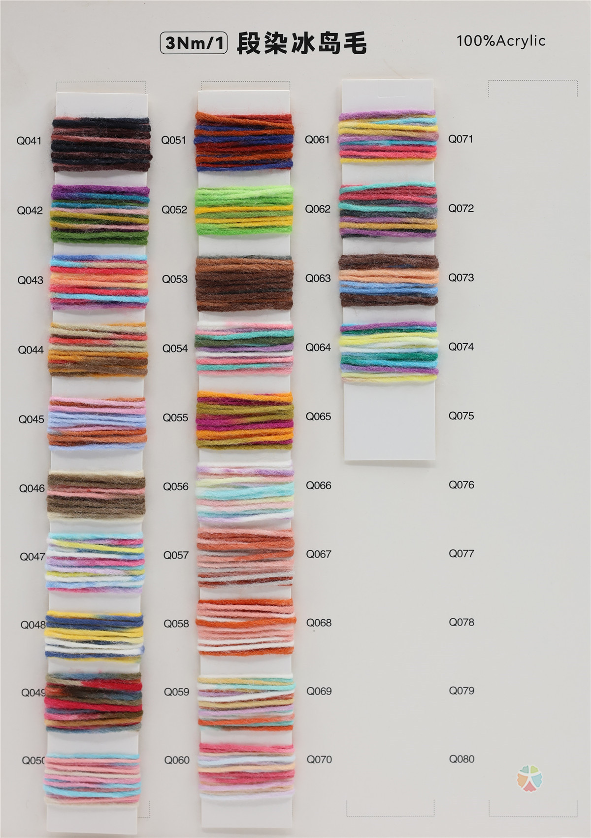 3NM 全晴冰岛毛 段染冰岛毛 羊毛冰岛毛