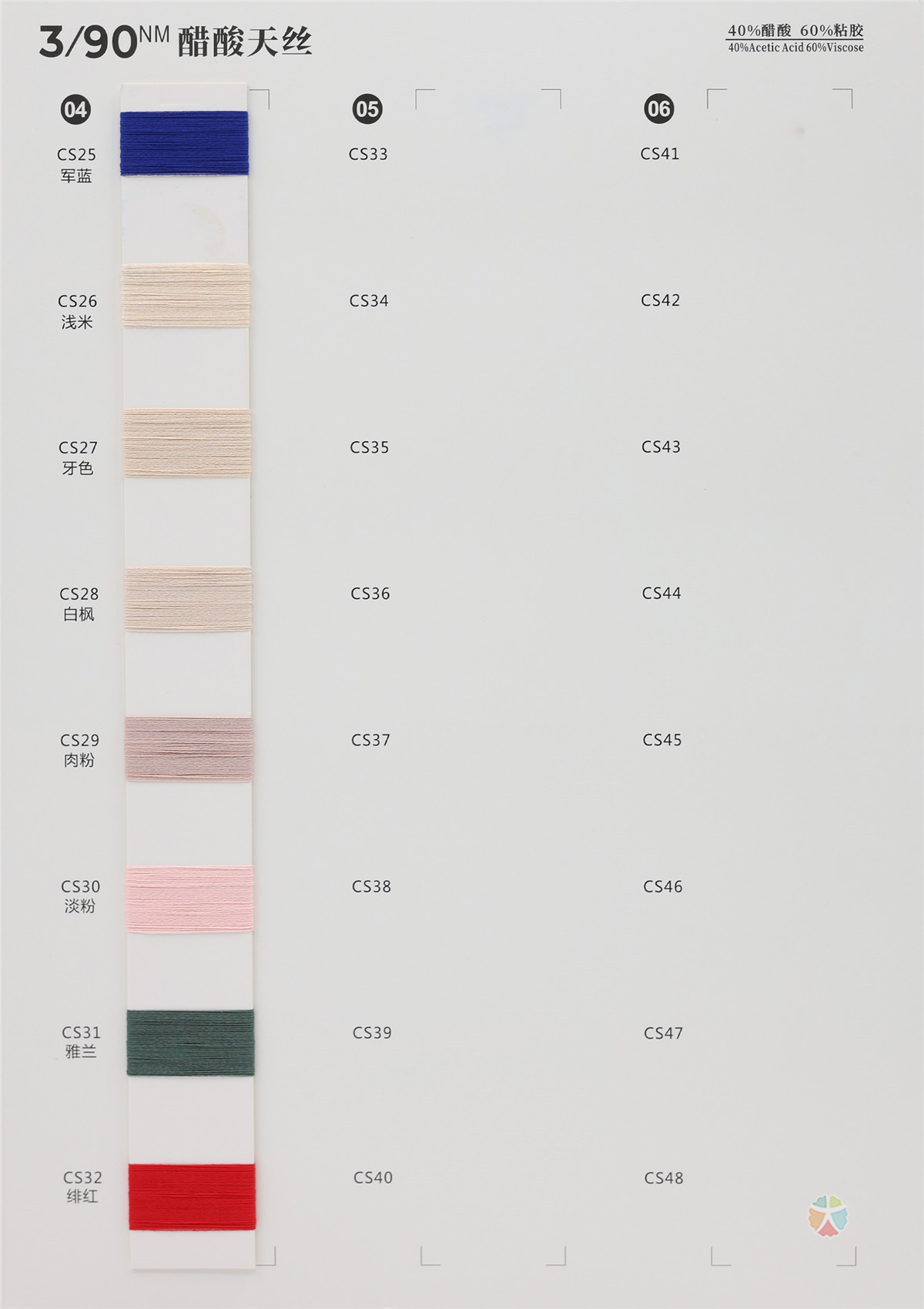 3/90NM 醋酸天丝