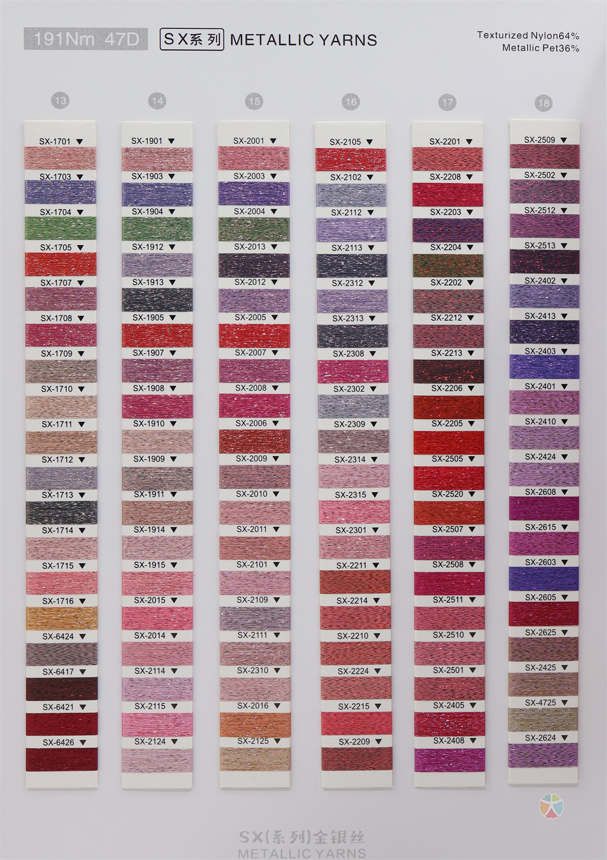 191NM 47D SX（系列）金银丝