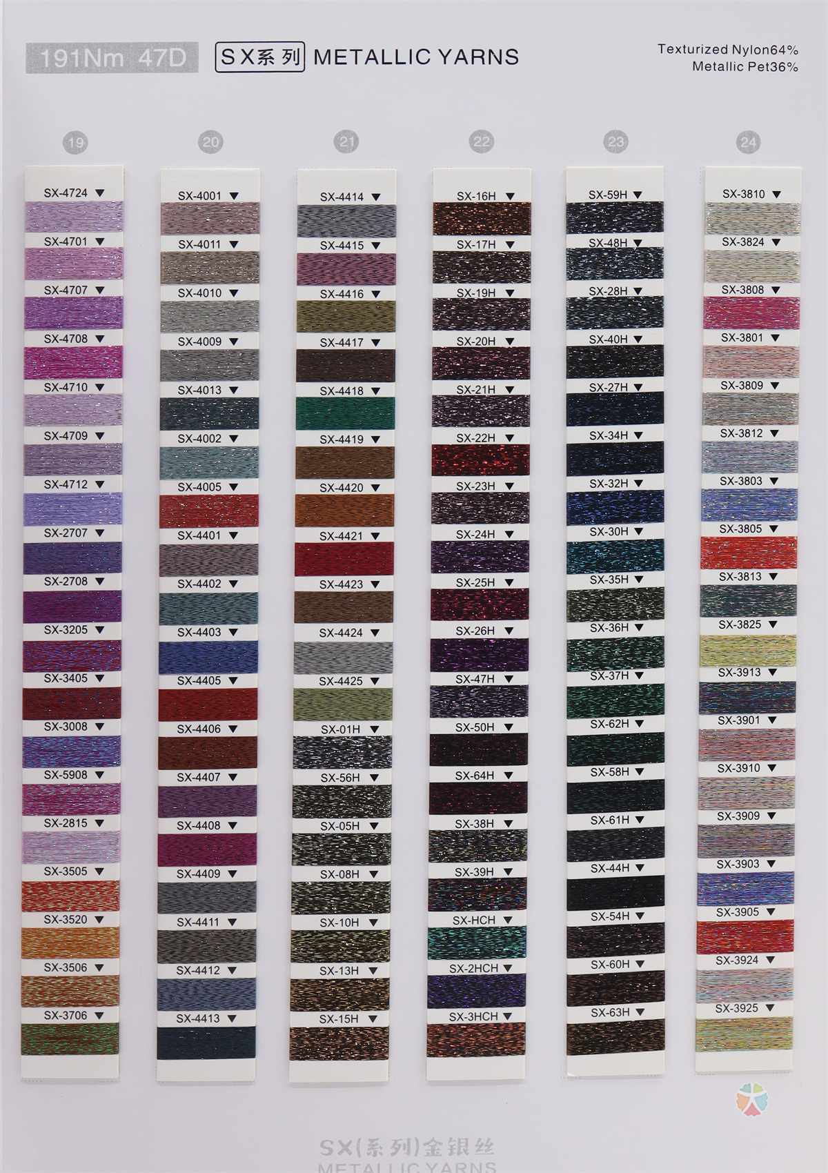 191NM 47D SX（系列）金银丝