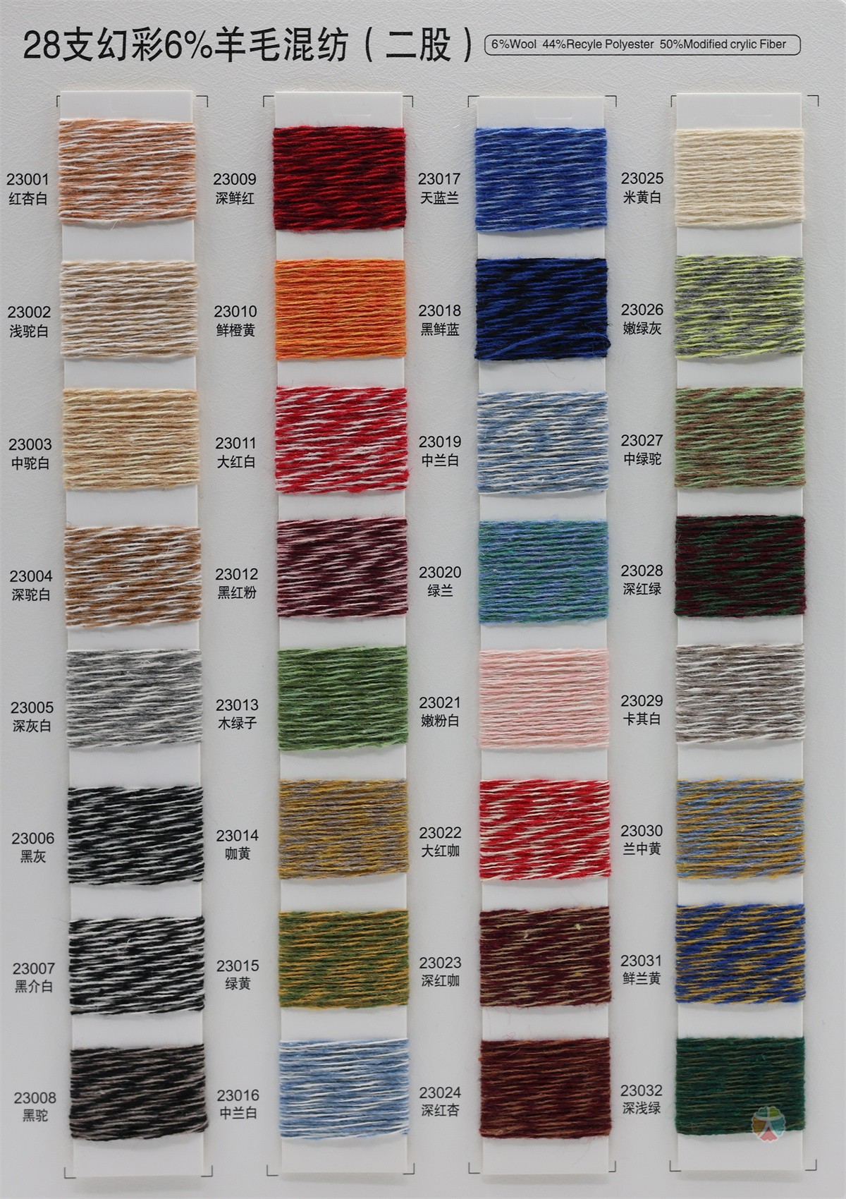 28/1 6%羊毛混纺