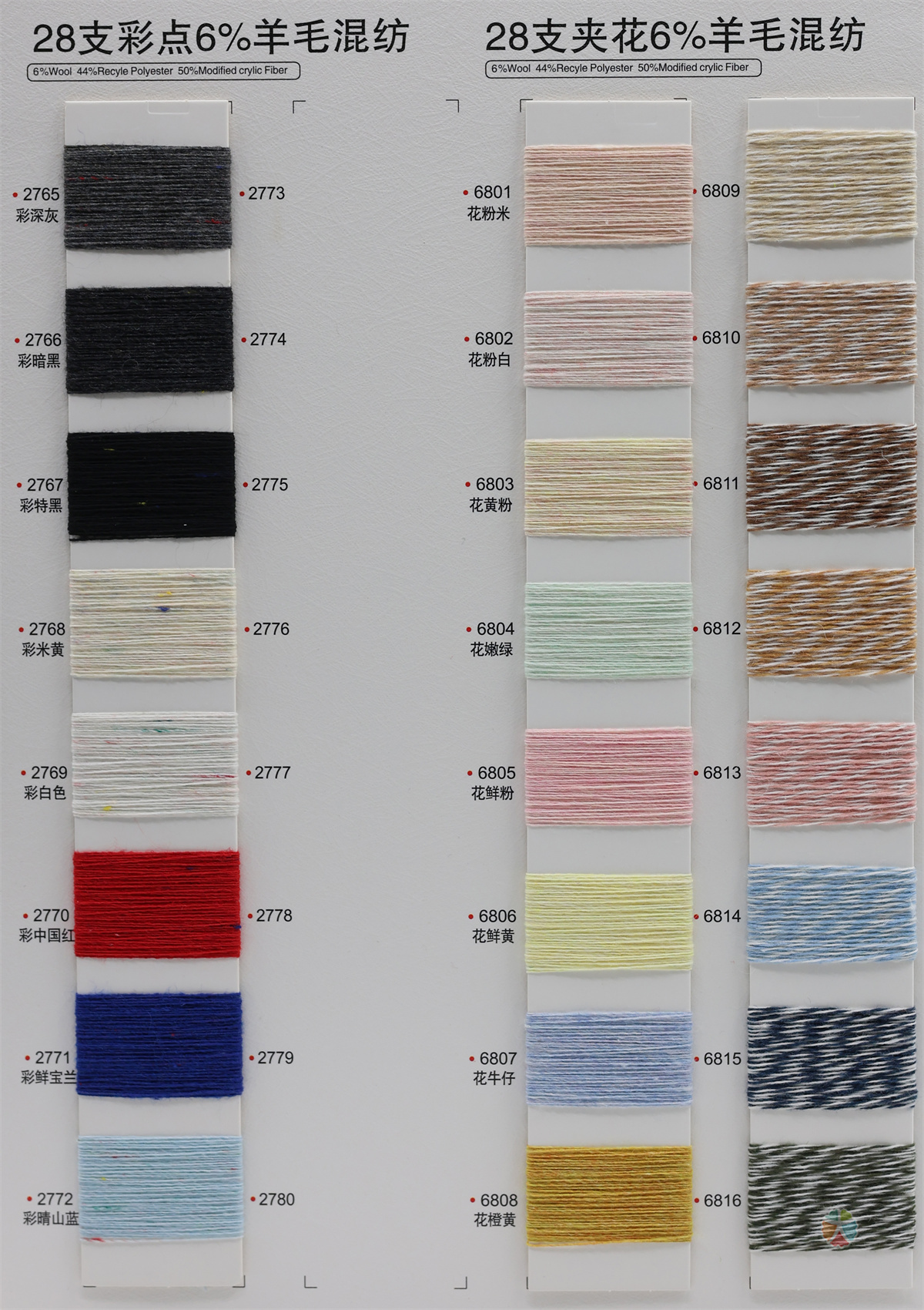 28/1 6%羊毛混纺
