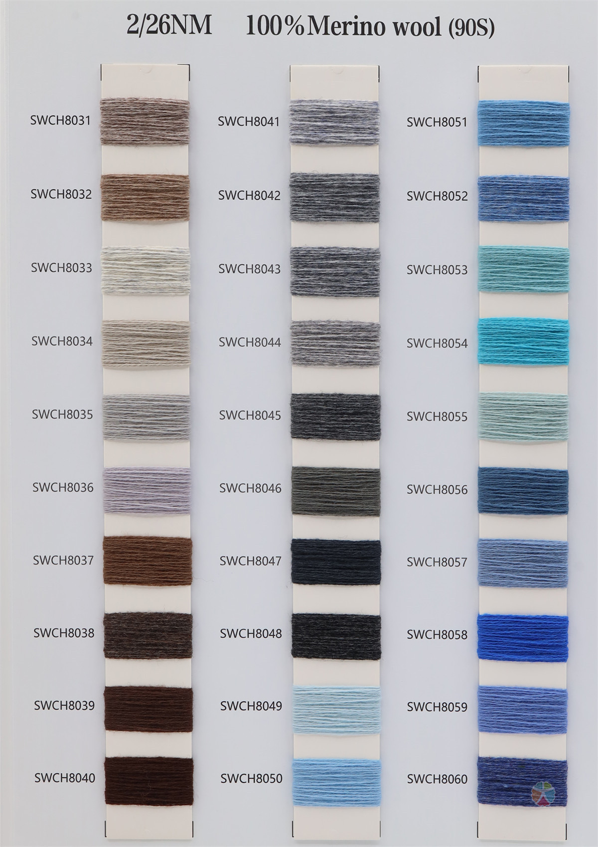 2/26NM 100%Merino wool (90s)