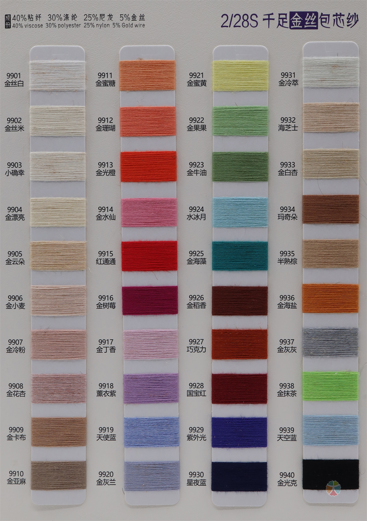 2/28S 进口银丝包芯纱