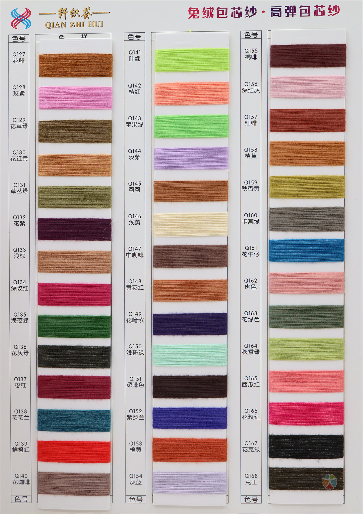 28S/2 兔绒 · 高弹无结包芯纱