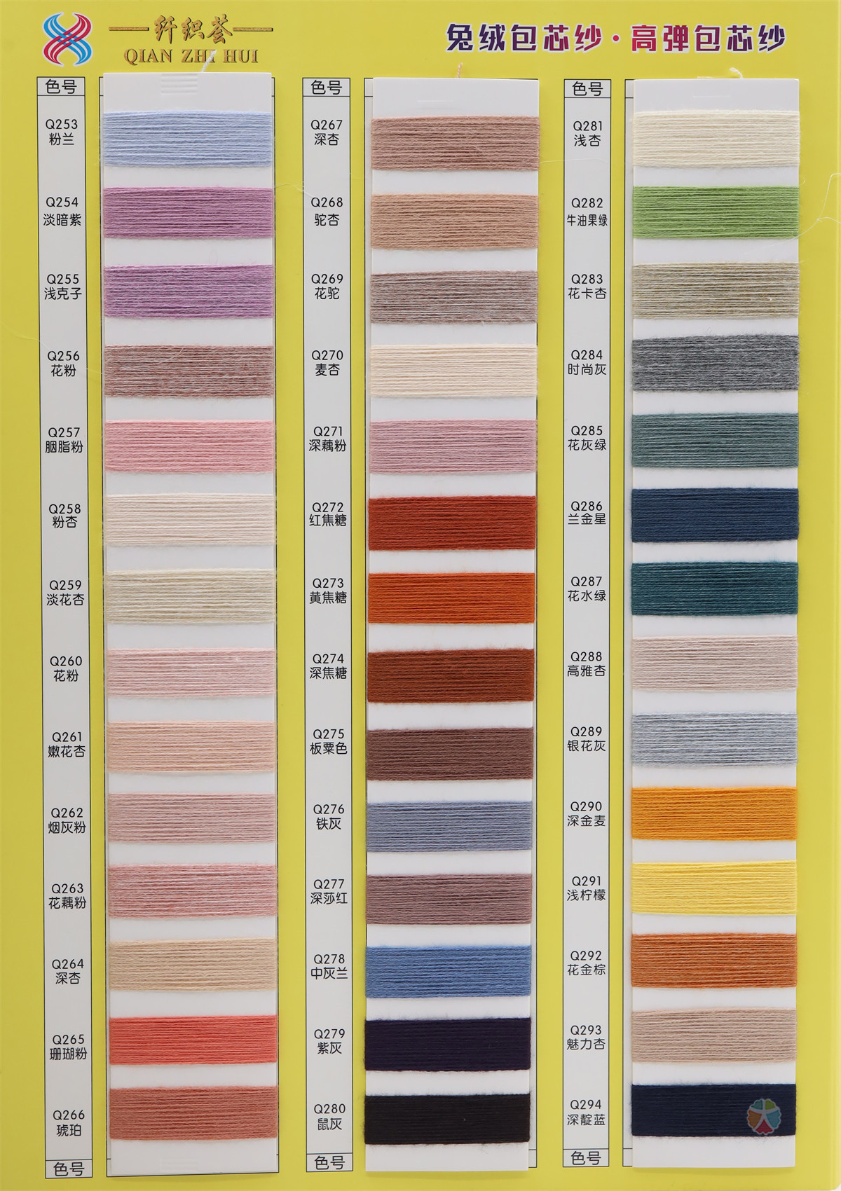 28S/2 兔绒 · 高弹无结包芯纱