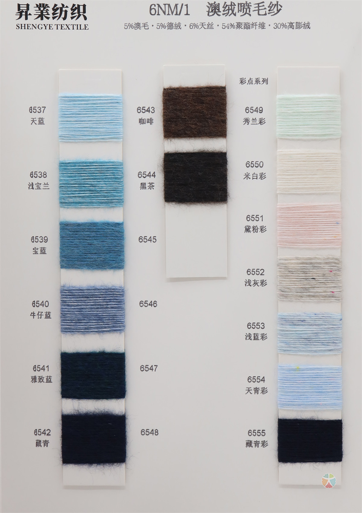 6NM/1 澳绒喷毛纱